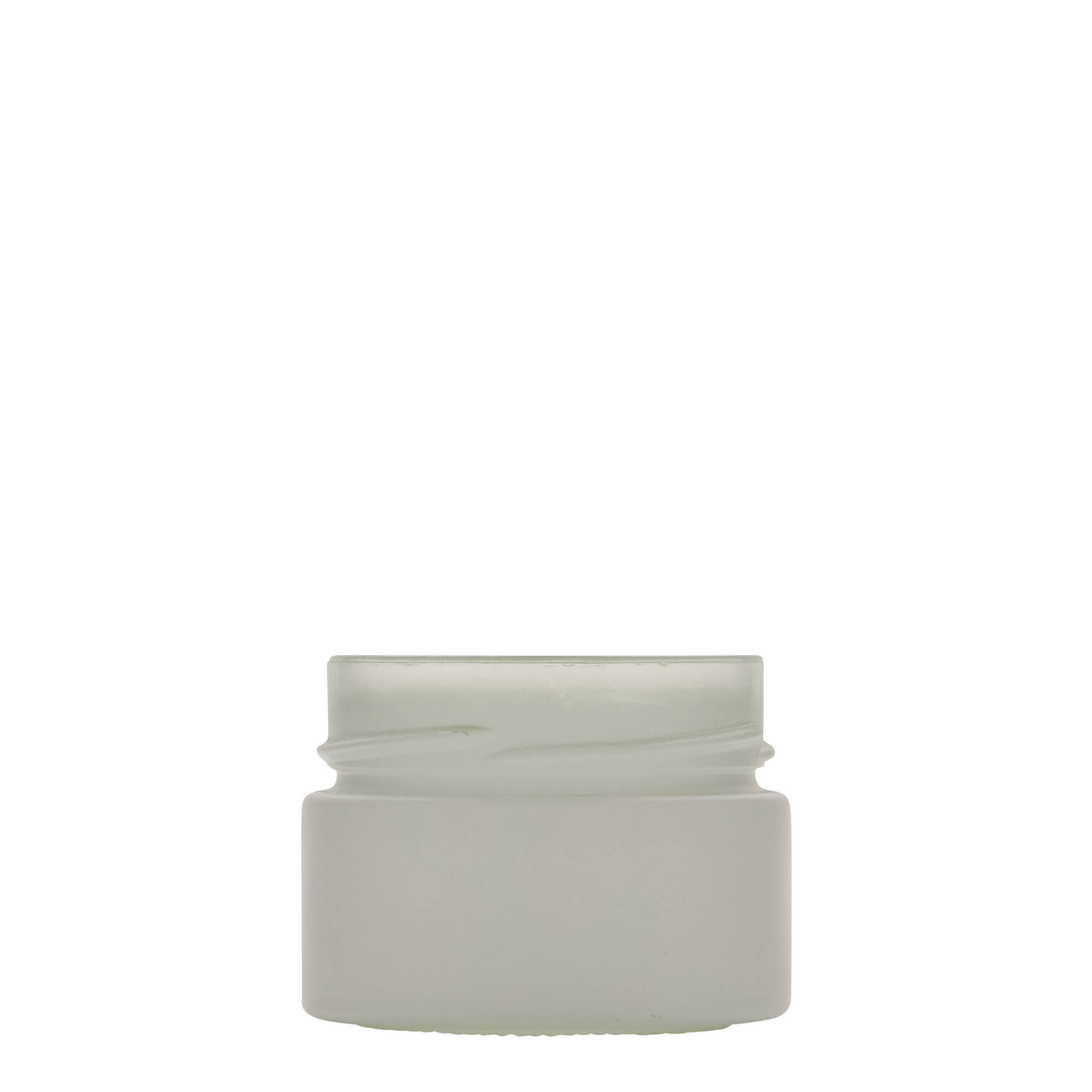 Okrugla staklenka 130 ml 'Aurora', bijela, otvor: Deep-Twist-Off (DTO 66) Okrugla staklenka 130 ml 'Aurora', bijela, otvor: Deep-Twist-Off (DTO 66)
