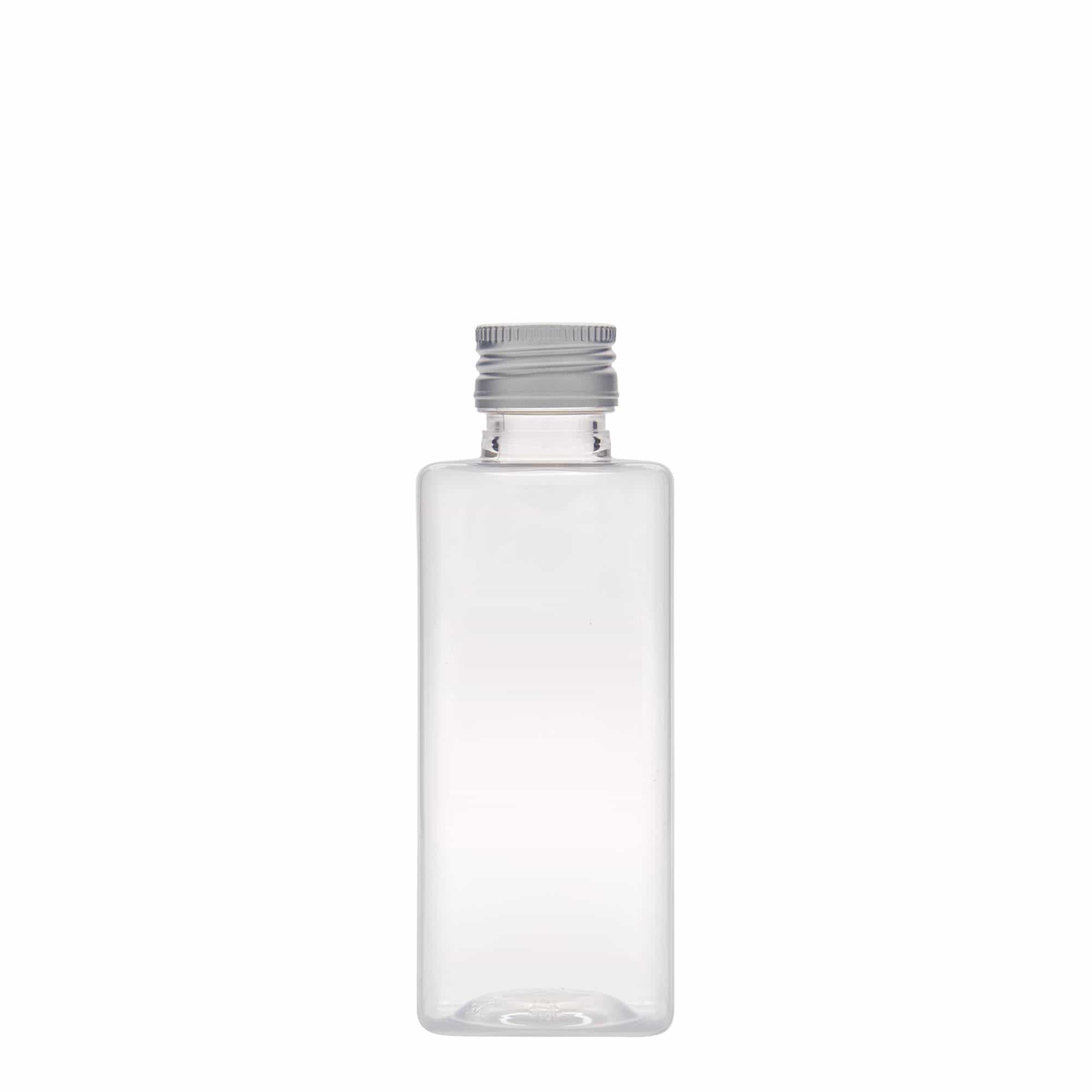 250 ml PET-boca „Karl“, kvadratna, plastika, grlo: PP 28