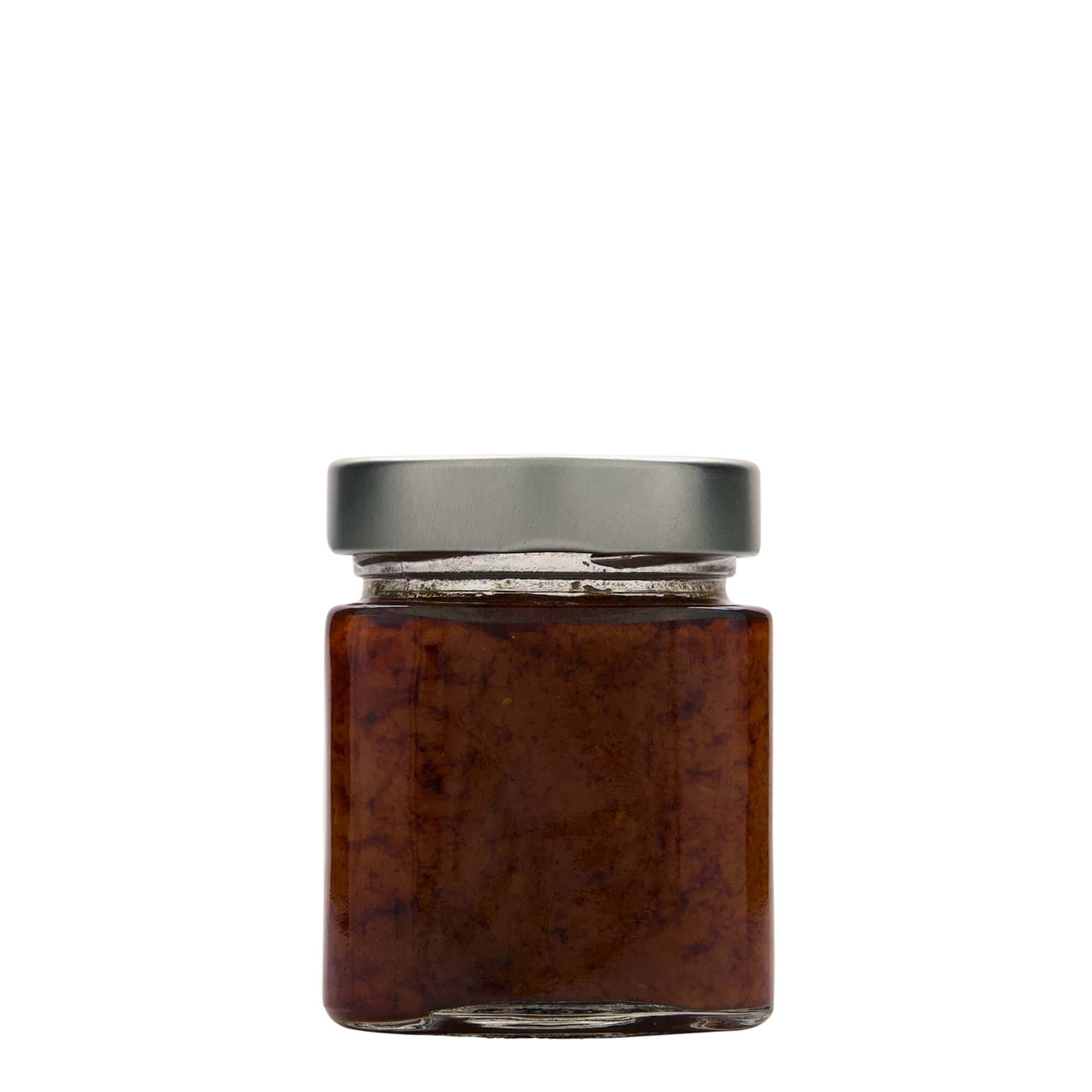 212 ml četvrtasto staklo 'Ikarus', grlo: Deep-Twist-Off (DTO 63)