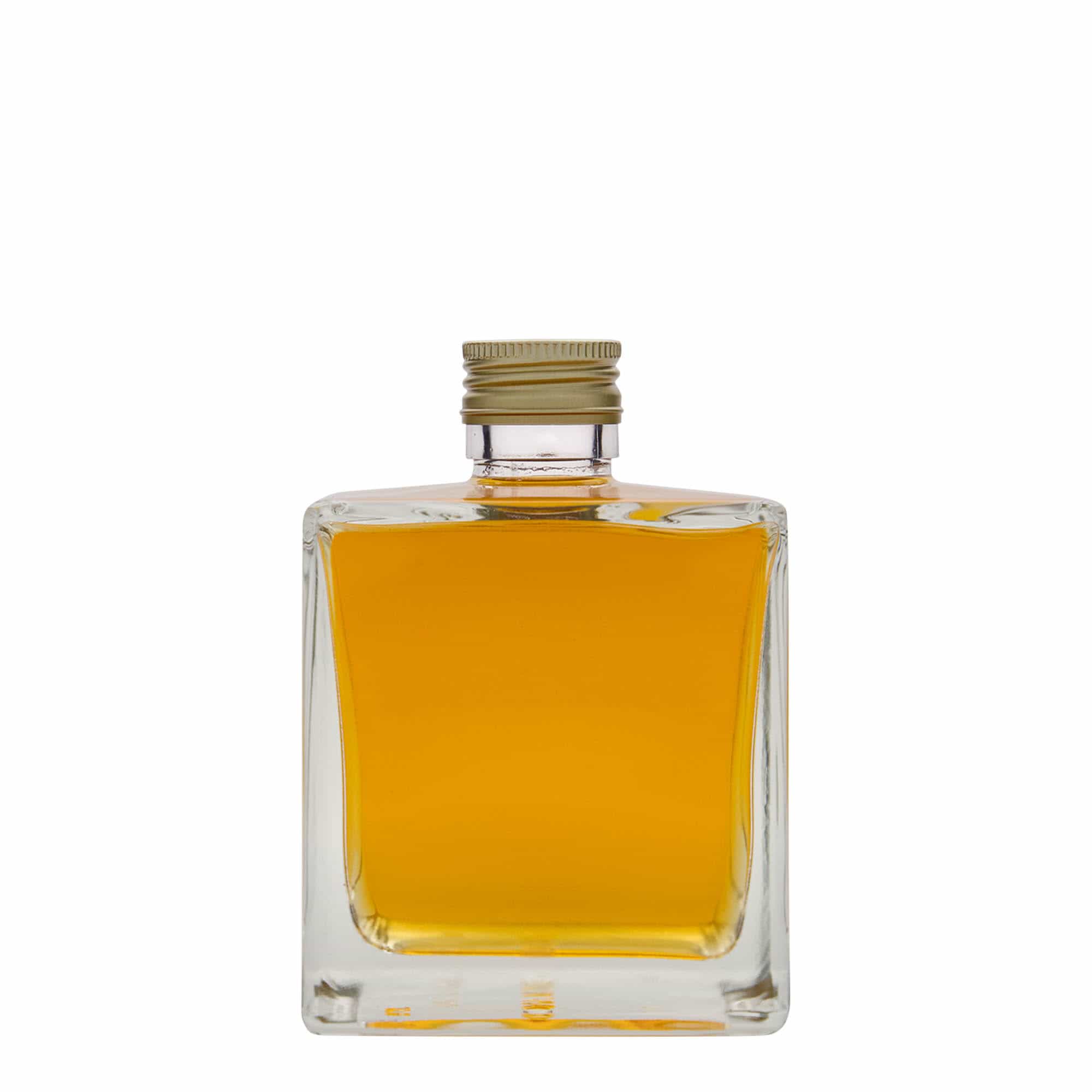 Staklena flaša 500 ml 'Cube', kvadratna, otvor: PP 28