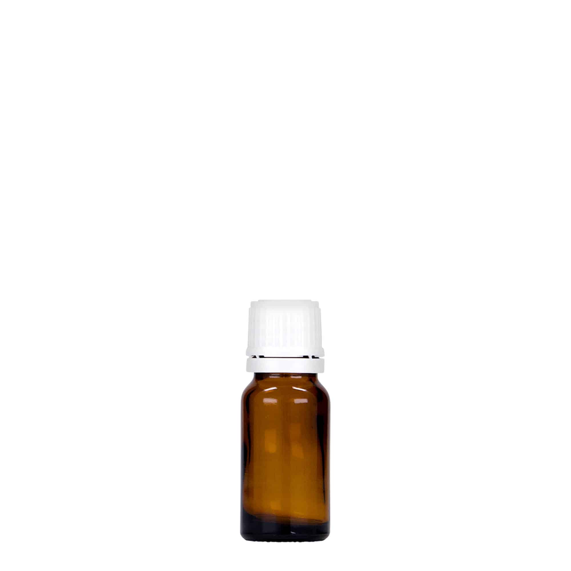 10 ml medicinska bočica, staklo, smeđa, otvor: DIN 18
