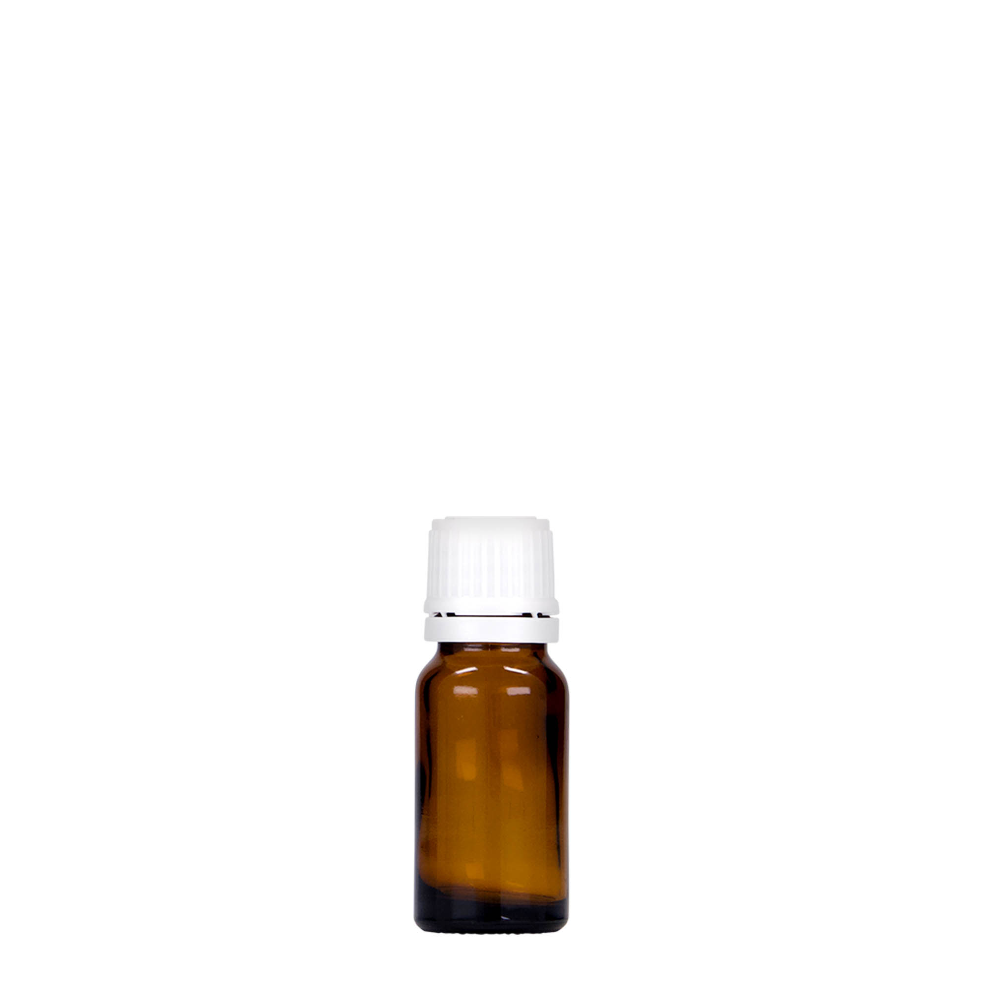 10 ml medicinska bočica, staklo, smeđa, otvor: DIN 18