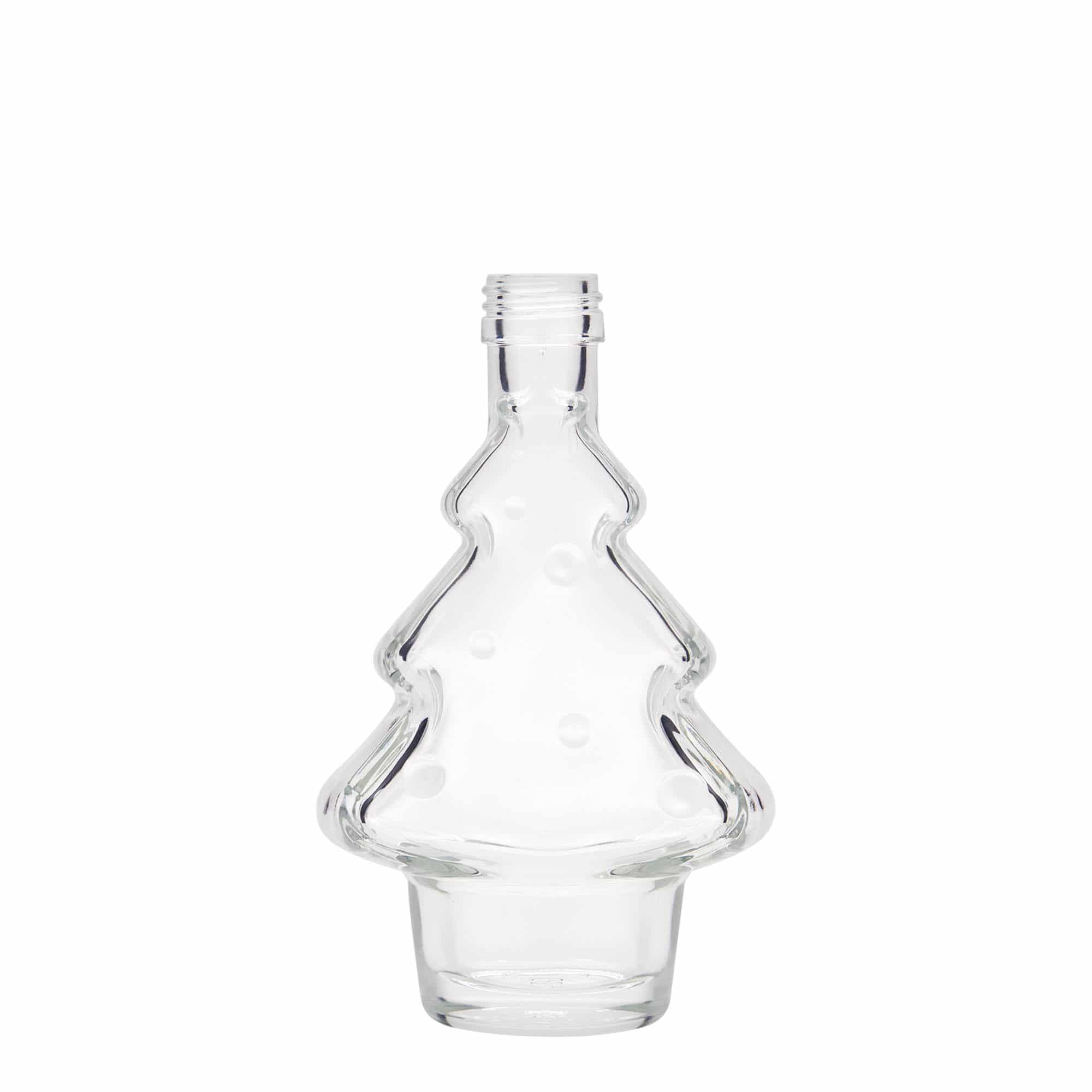 200 ml staklena boca „Božićno drvce“, grlo: PP 28