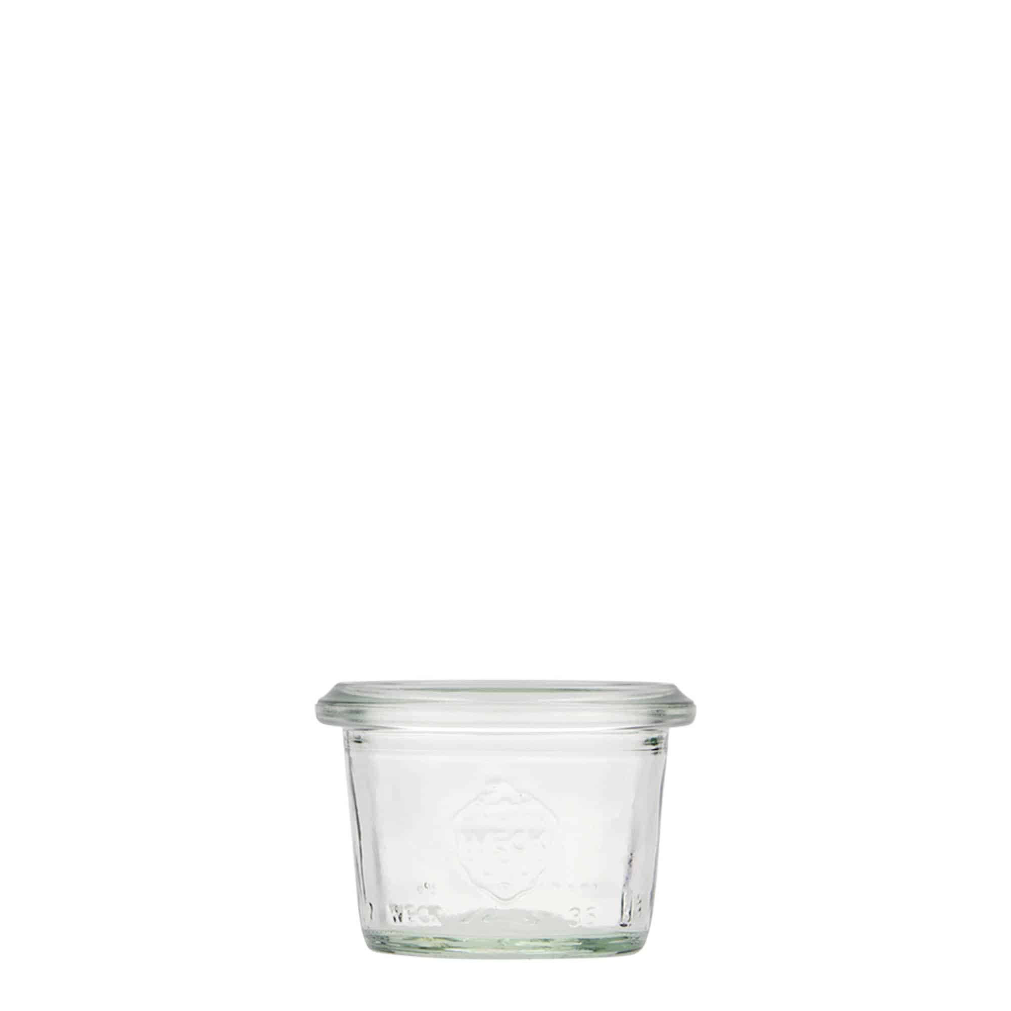 WECK staklenka sa poklopcem 35 ml, otvor: Okrugli rub