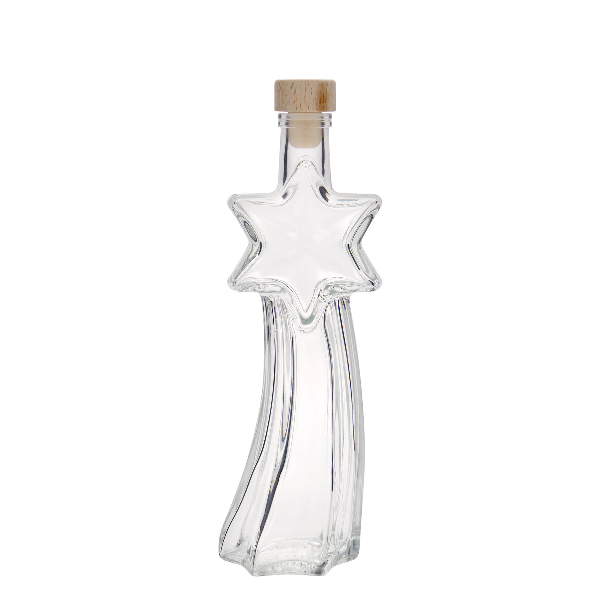200 ml staklena boca 'Sternschnuppe', otvor: pluta 200 ml staklena boca 'Sternschnuppe', otvor: pluta