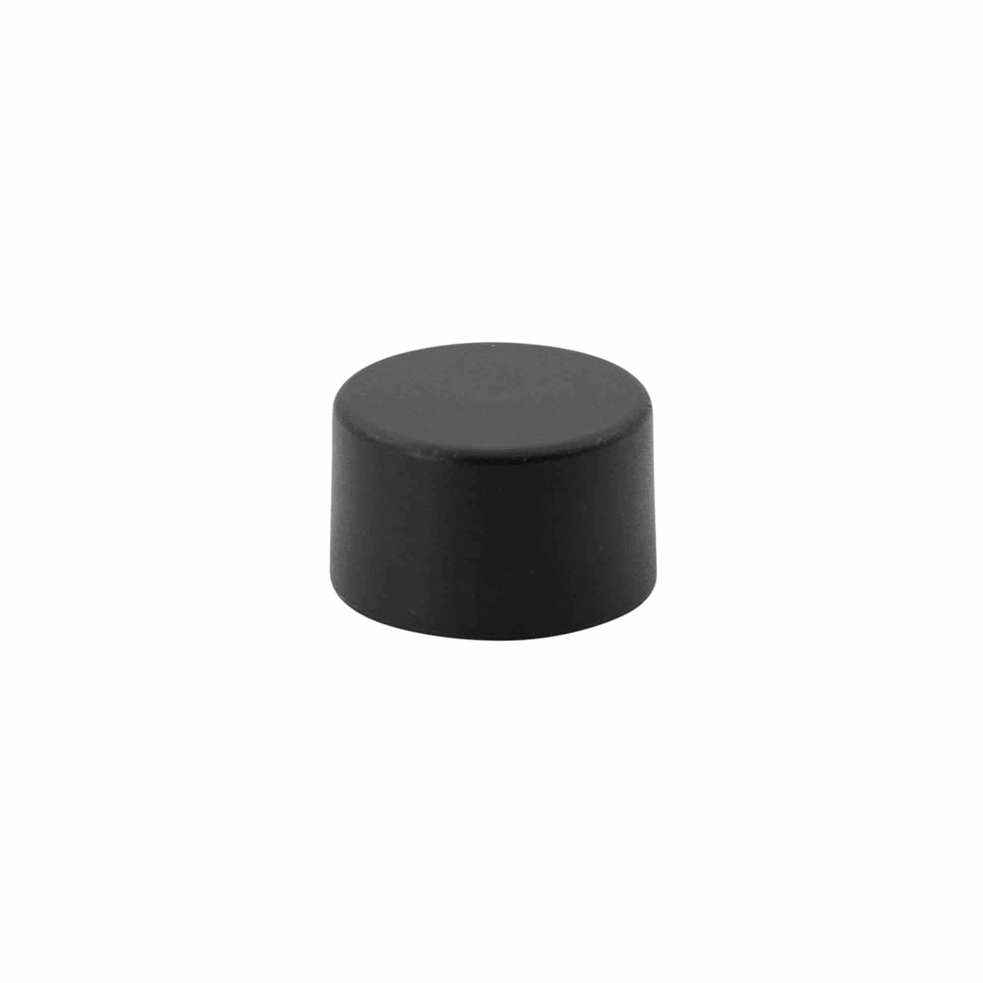 Navojni zatvarač, metal-plastika, crna, za otvor: PP 28 Navojni zatvarač, metal-plastika, crna, za otvor: PP 28