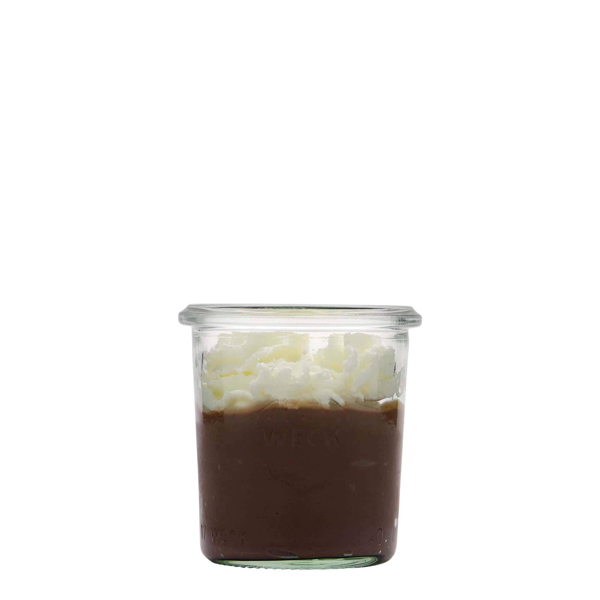 140 ml WECK staklenka sa širokim grlom, otvor: okrugli rub