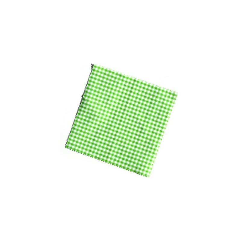 Karirani stolnjaci 15x15, kvadratni, tekstil, limeta zelena, otvor: TO58-TO82