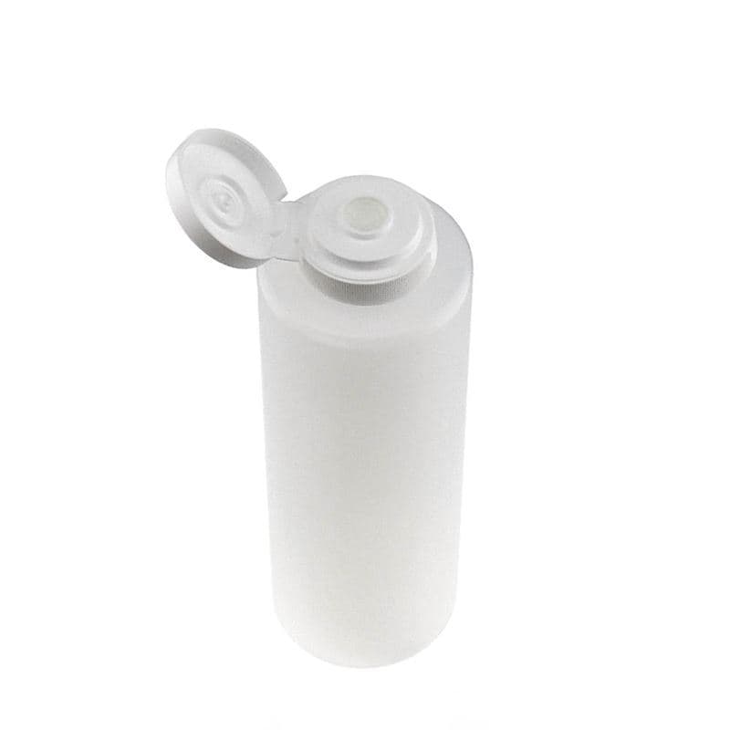 Flaša za umake 500 ml, LDPE plastika, prirodna, otvor: GPI 38/400