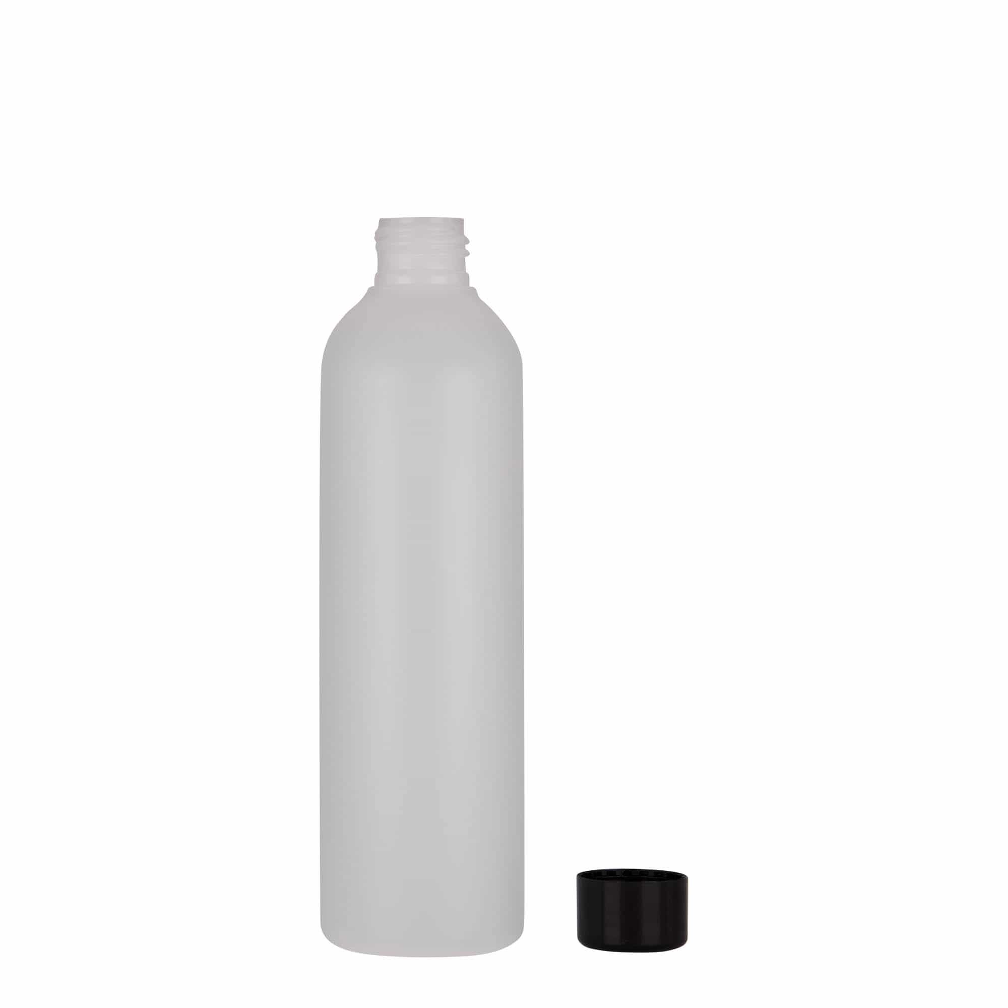 Plastična flaša 250 ml 'Tuffy', HDPE, prirodna, otvor: GPI 24/410