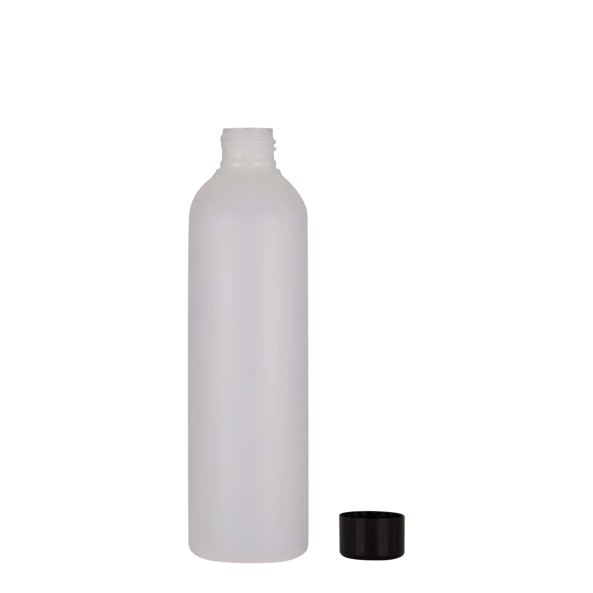 250 ml plastična boca „Tuffy“, HDPE, prirodna, grlo: 24/410