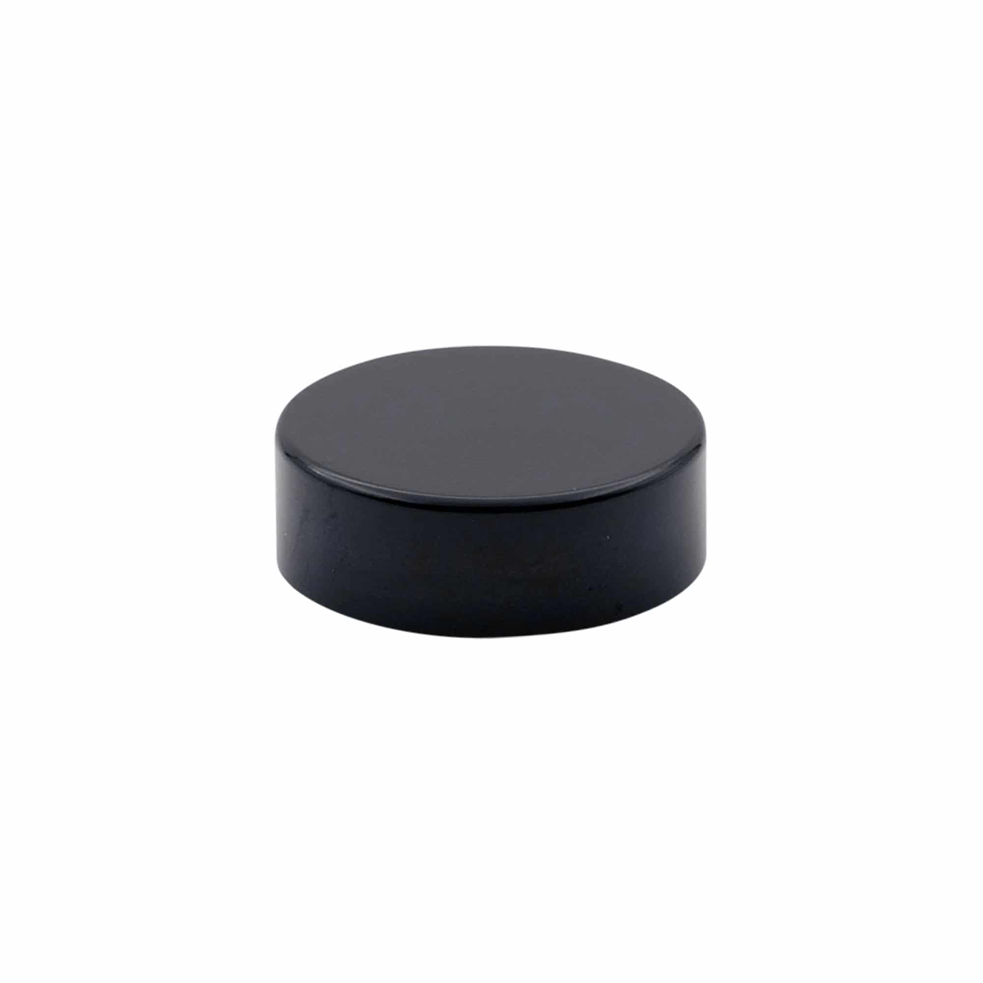 Navojni zatvarač za 30 ml 'Brown Line', HPM plastika, crna Navojni zatvarač za 30 ml 'Brown Line', HPM plastika, crna