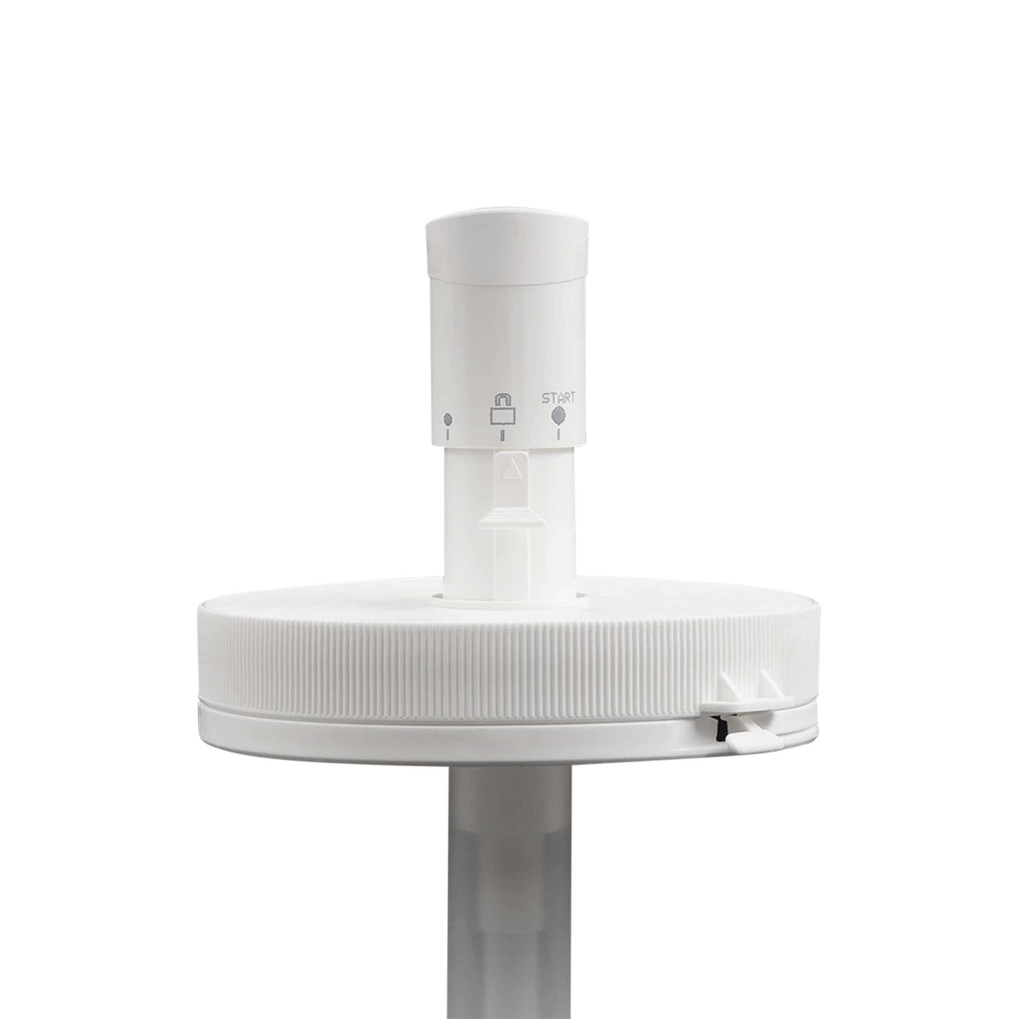 Dozirna pumpa za 1.240 ml 'Securibox', PE-plastika, bijela, za grlo: navojni zatvarač