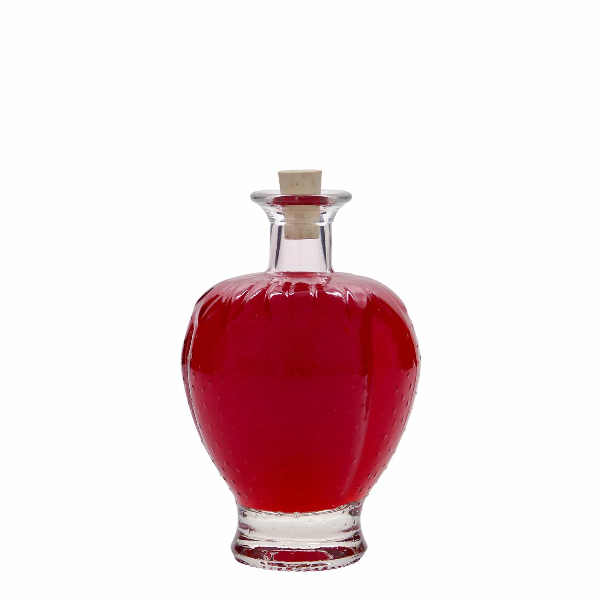 200 ml staklena boca 'Jagoda', otvor: plutani čep