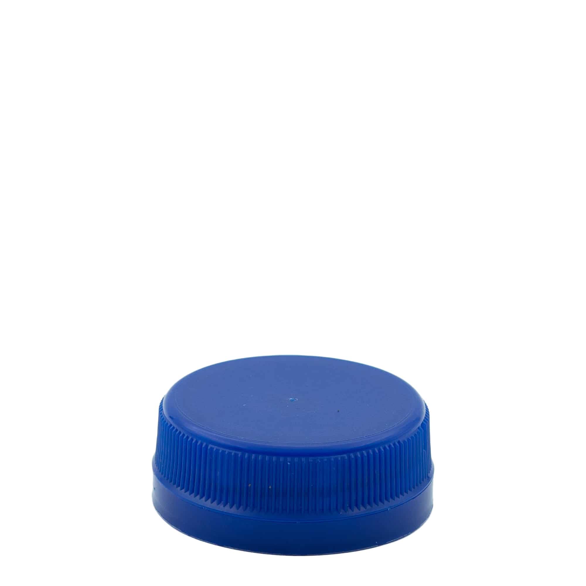 Navojni zatvarač sa dvostrukim navojem, PE plastika, plava, za otvor: PET 38 mm Navojni zatvarač sa dvostrukim navojem, PE plastika, plava, za otvor: PET 38 mm