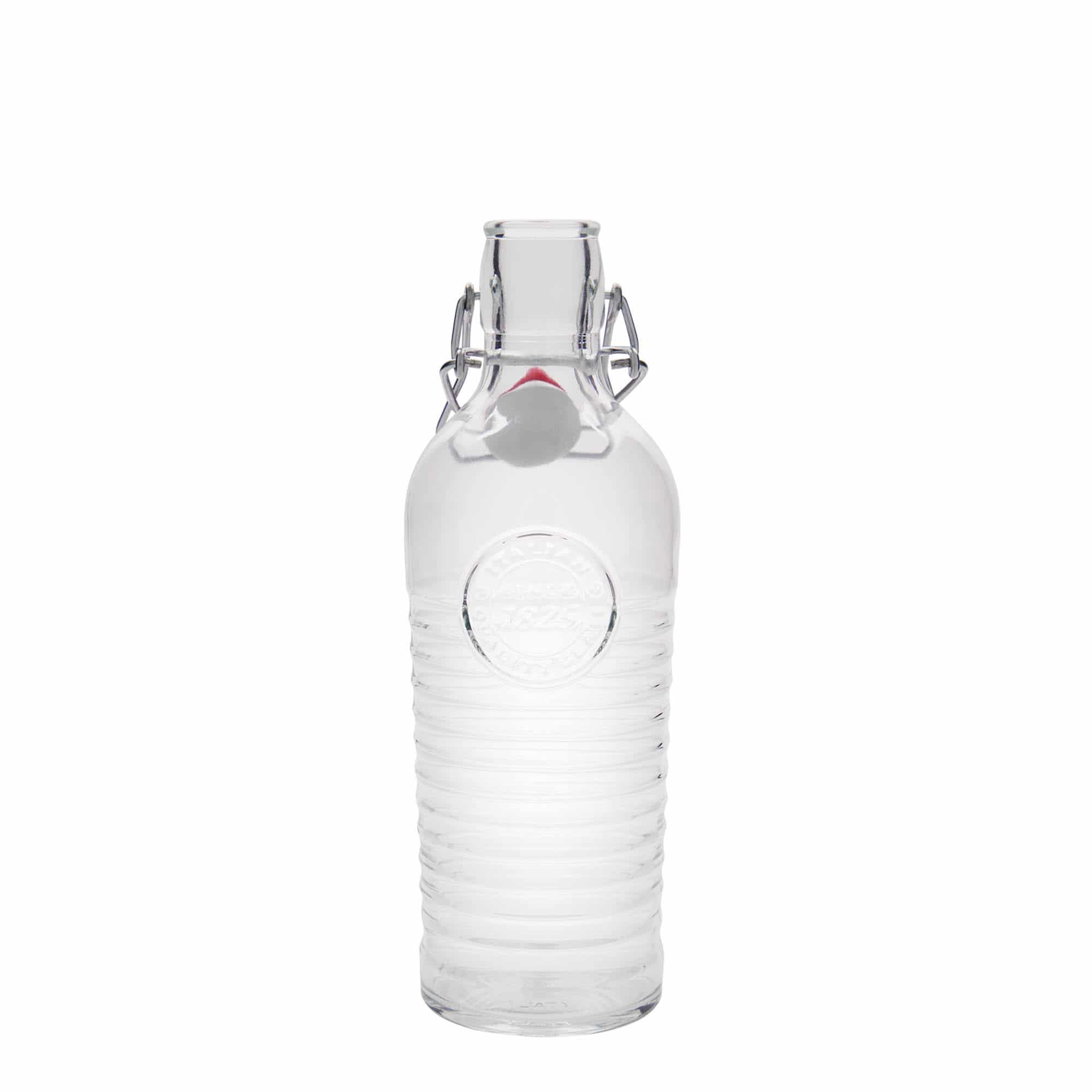 750 ml staklena boca 'Officina 1825', grlo: zatvarač s kopčom 750 ml staklena boca 'Officina 1825', grlo: zatvarač s kopčom