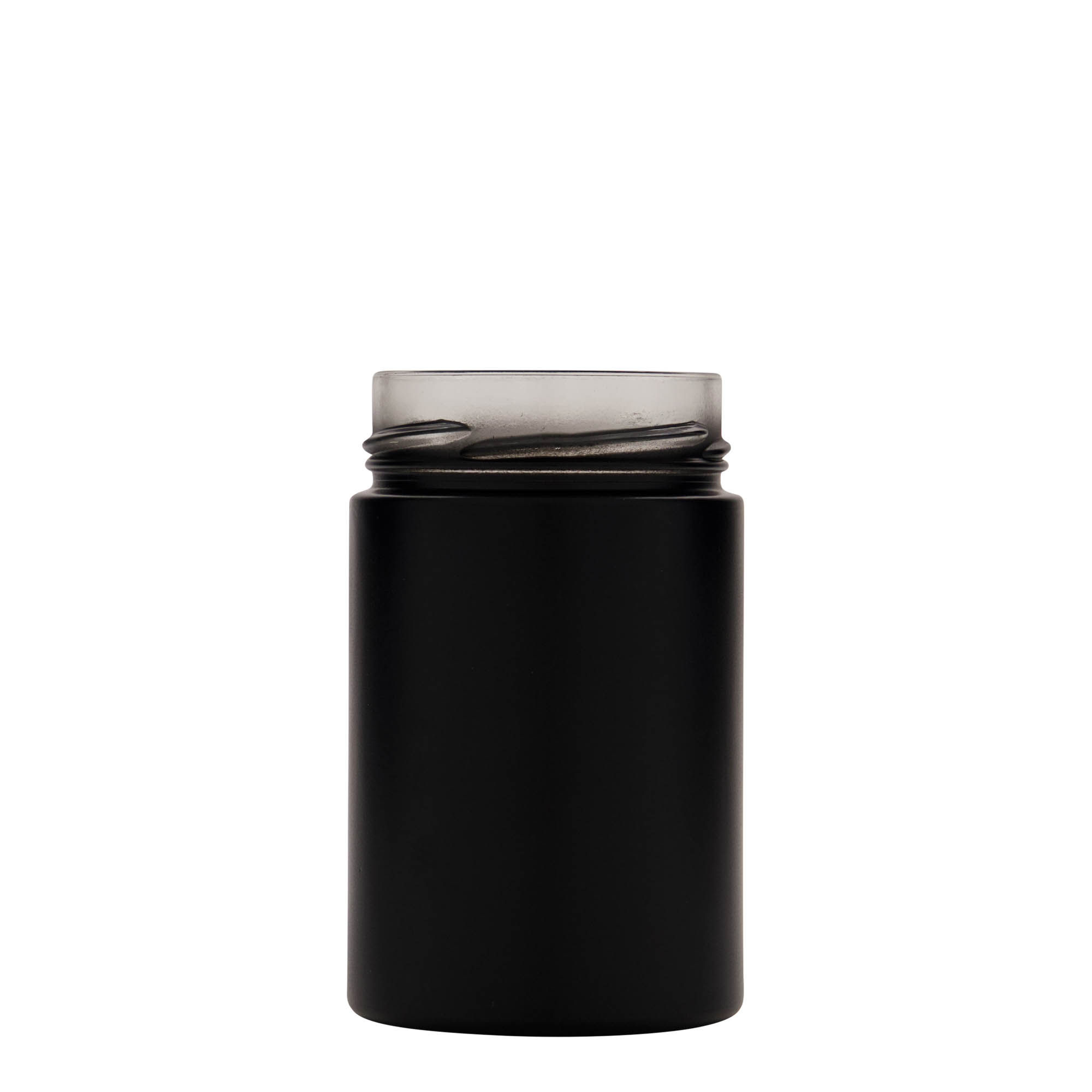 327 ml okrugla staklena boca 'Aurora', crna, otvor: Deep-Twist-Off (DTO 66)