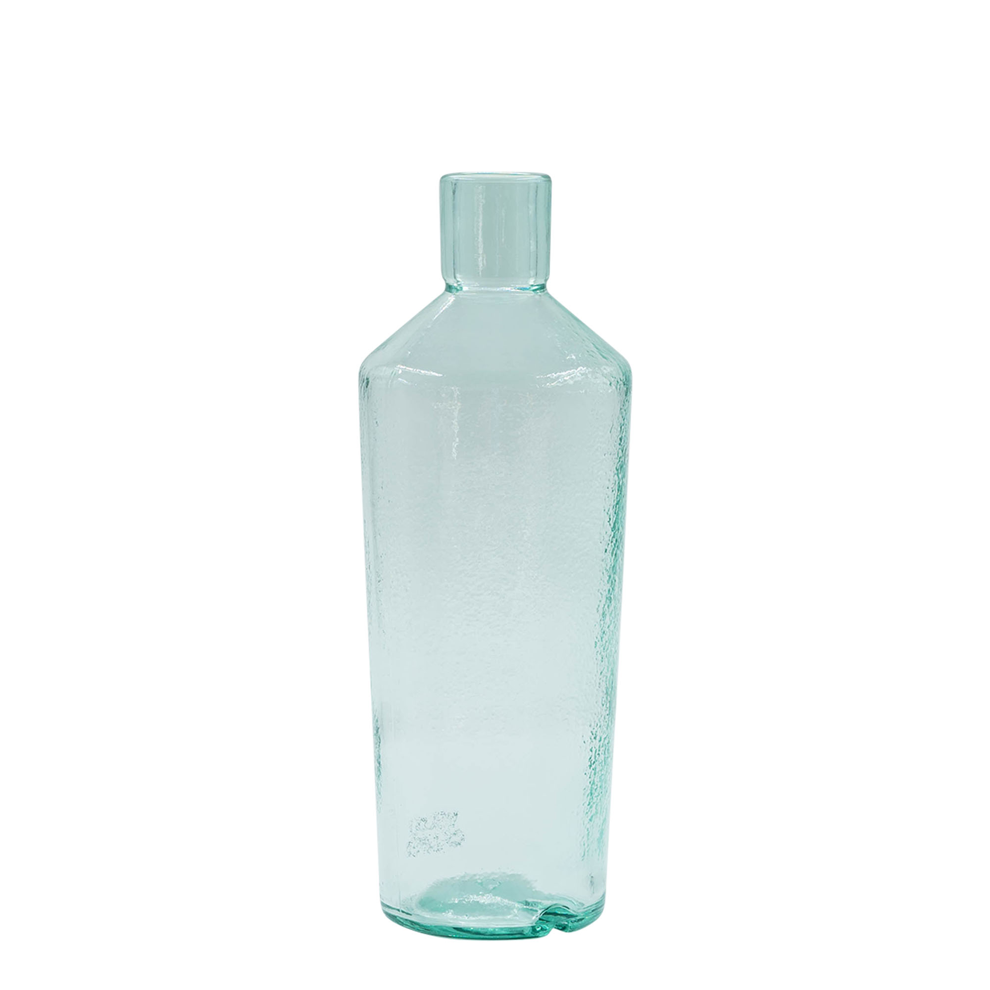 700 ml ručno rađena staklena boca 'Primal', otvor: pluta