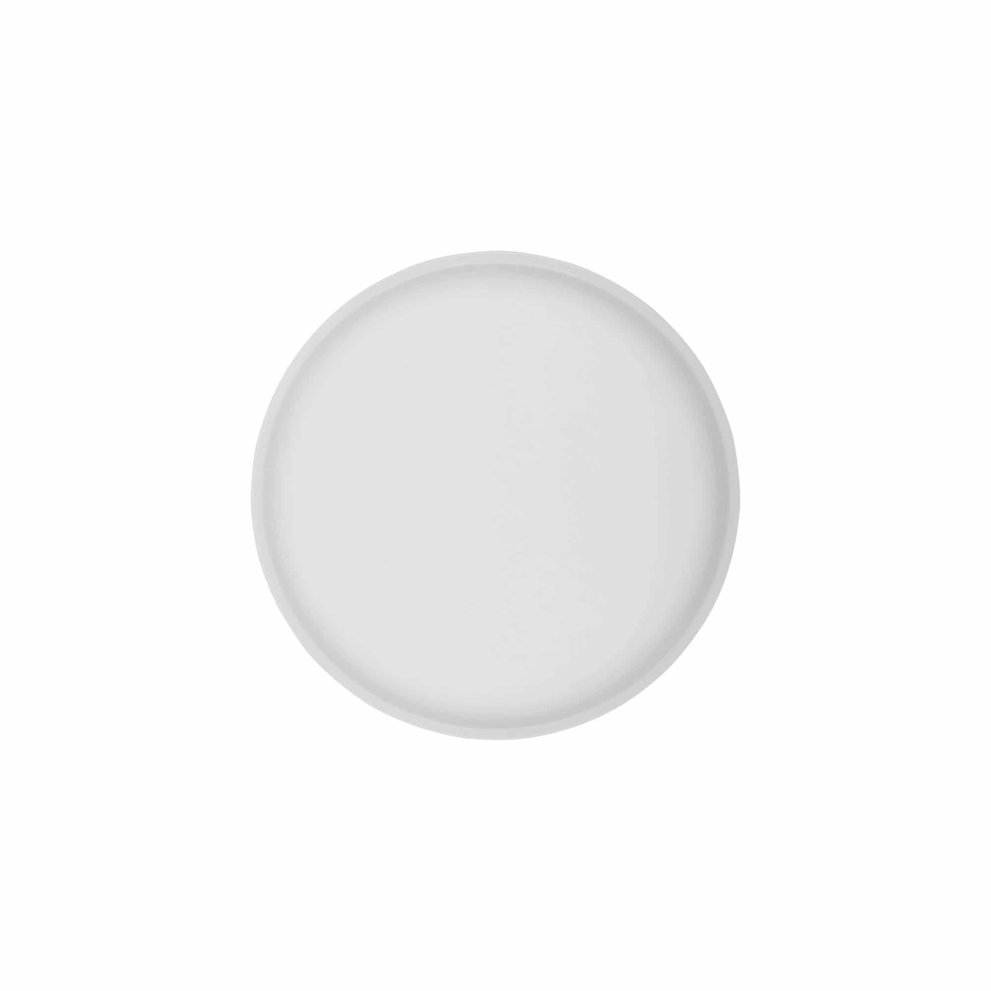 Zatvarač sa navojem 'Clear/Platin Edition', PP-plastika, bijeli, za otvor: 70/2P