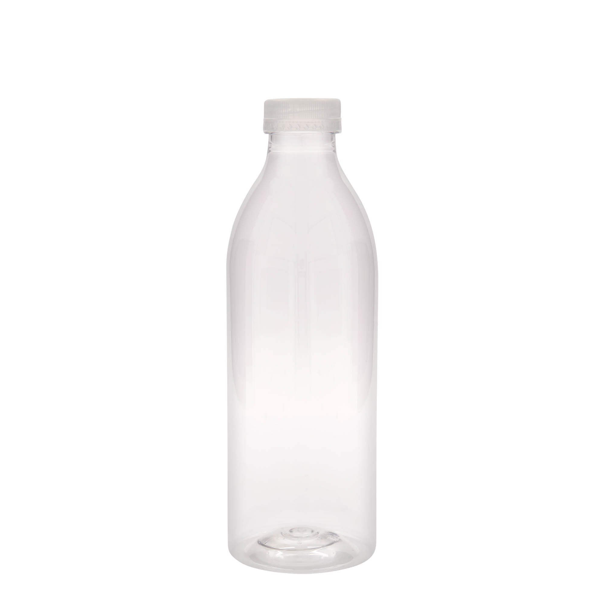 1.000 ml PET boca standard, plastika, grlo: 38 mm