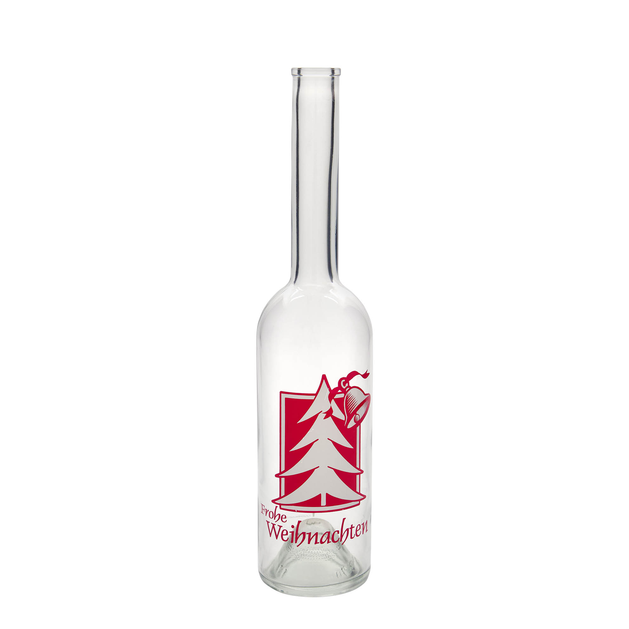 500 ml staklena boca 'Opera', motiv: Božićna čestitka, grlo: plutajući čep 500 ml staklena boca 'Opera', motiv: Božićna čestitka, grlo: plutajući čep