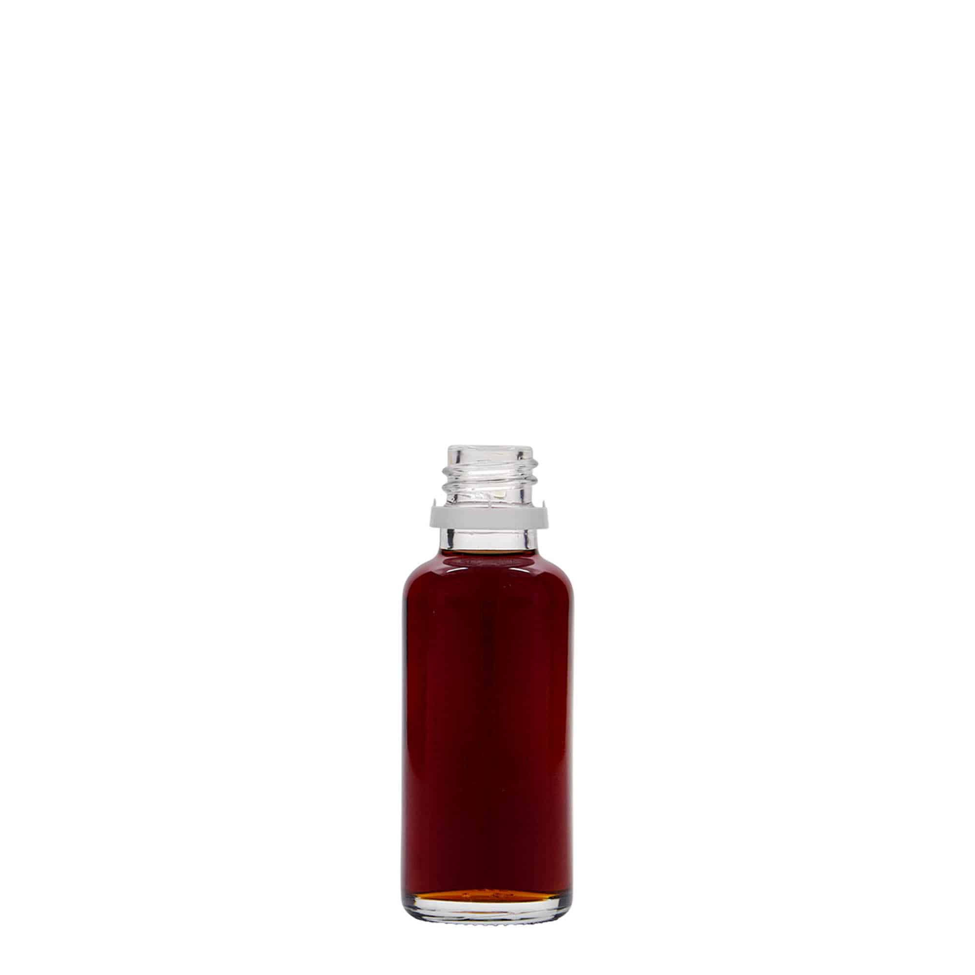 Medicinska flaša 30 ml, staklo, otvor: DIN 18