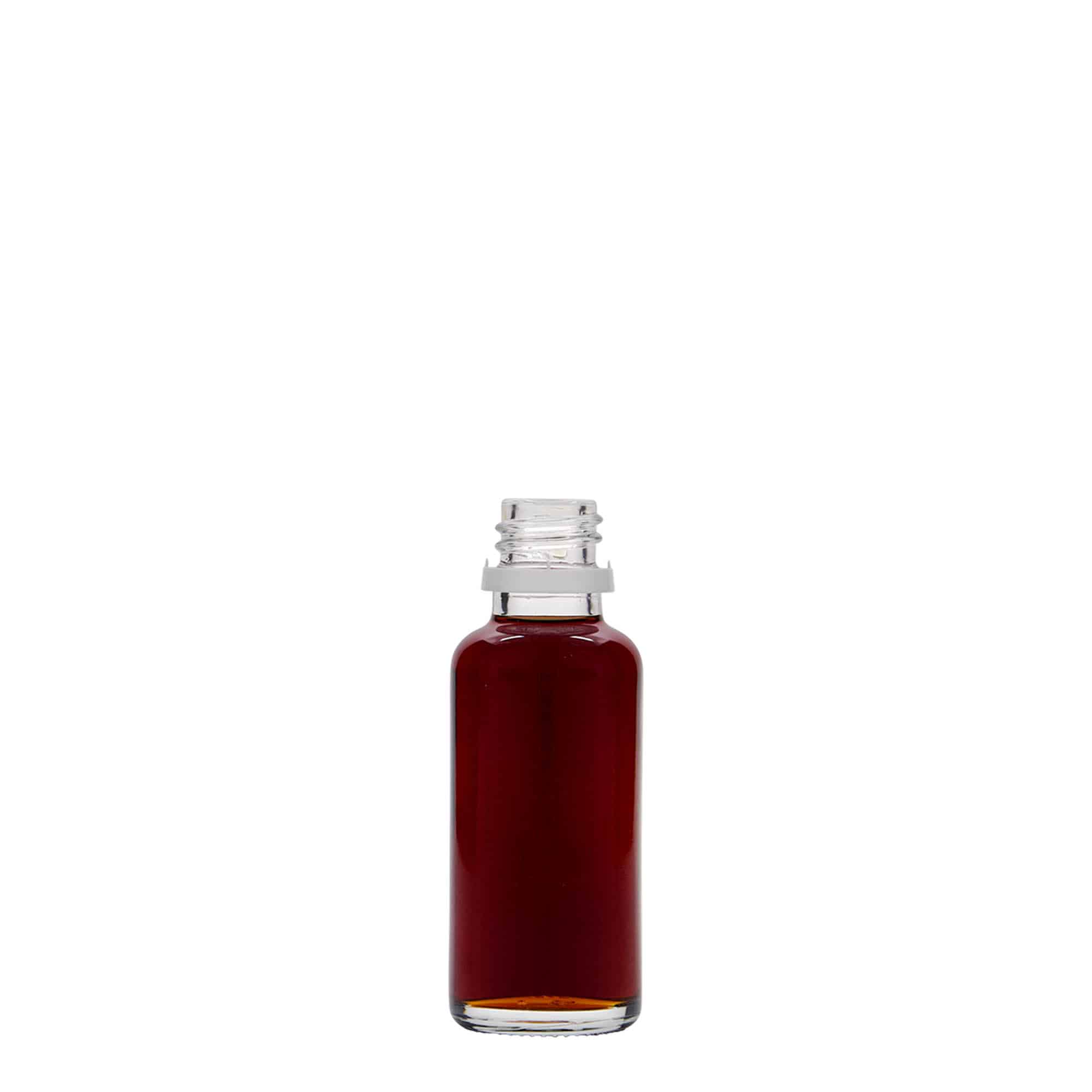 30 ml medicinska bočica, staklo, otvor: DIN 18