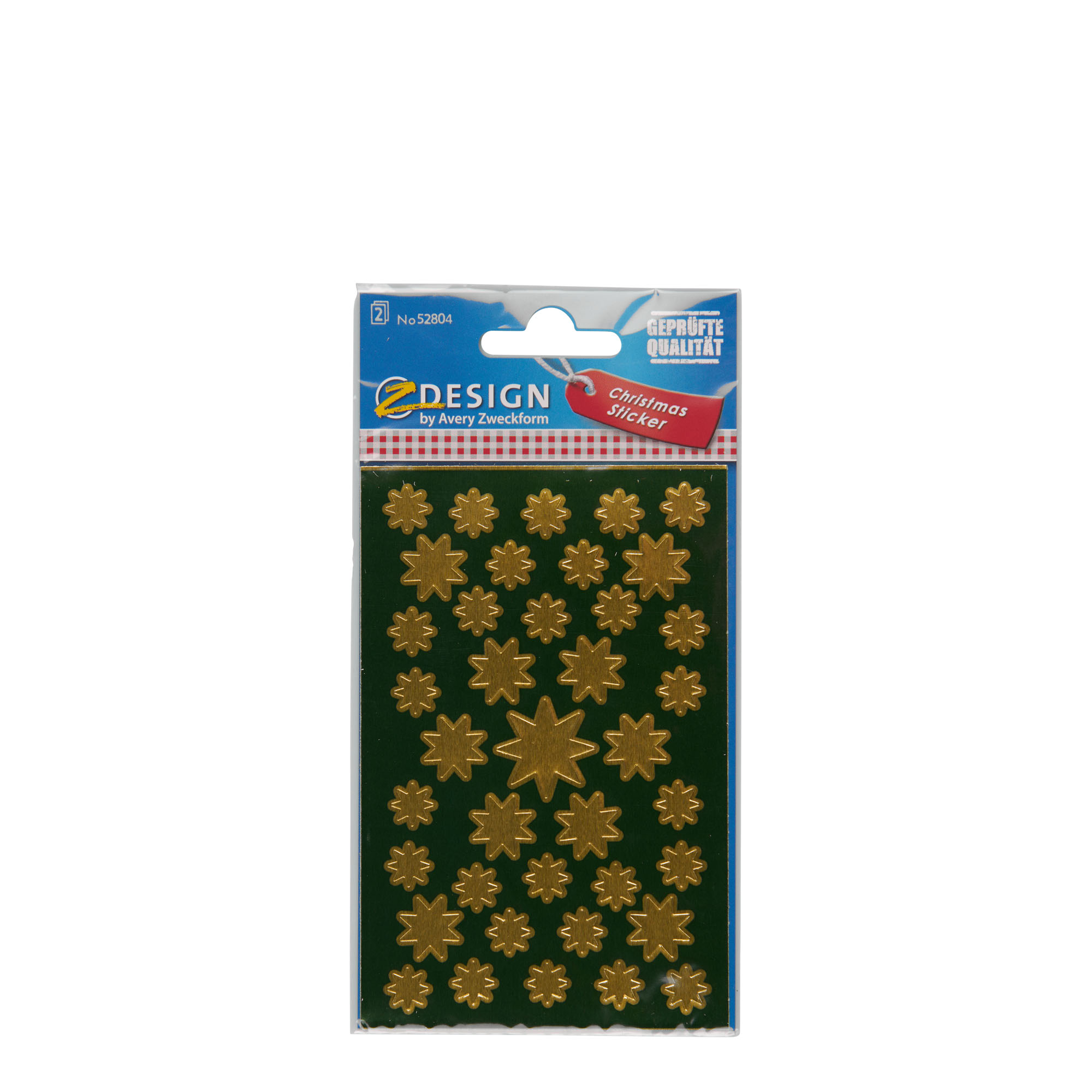 Zweckform naljepnice 'Zvijezde', papir, zlatne