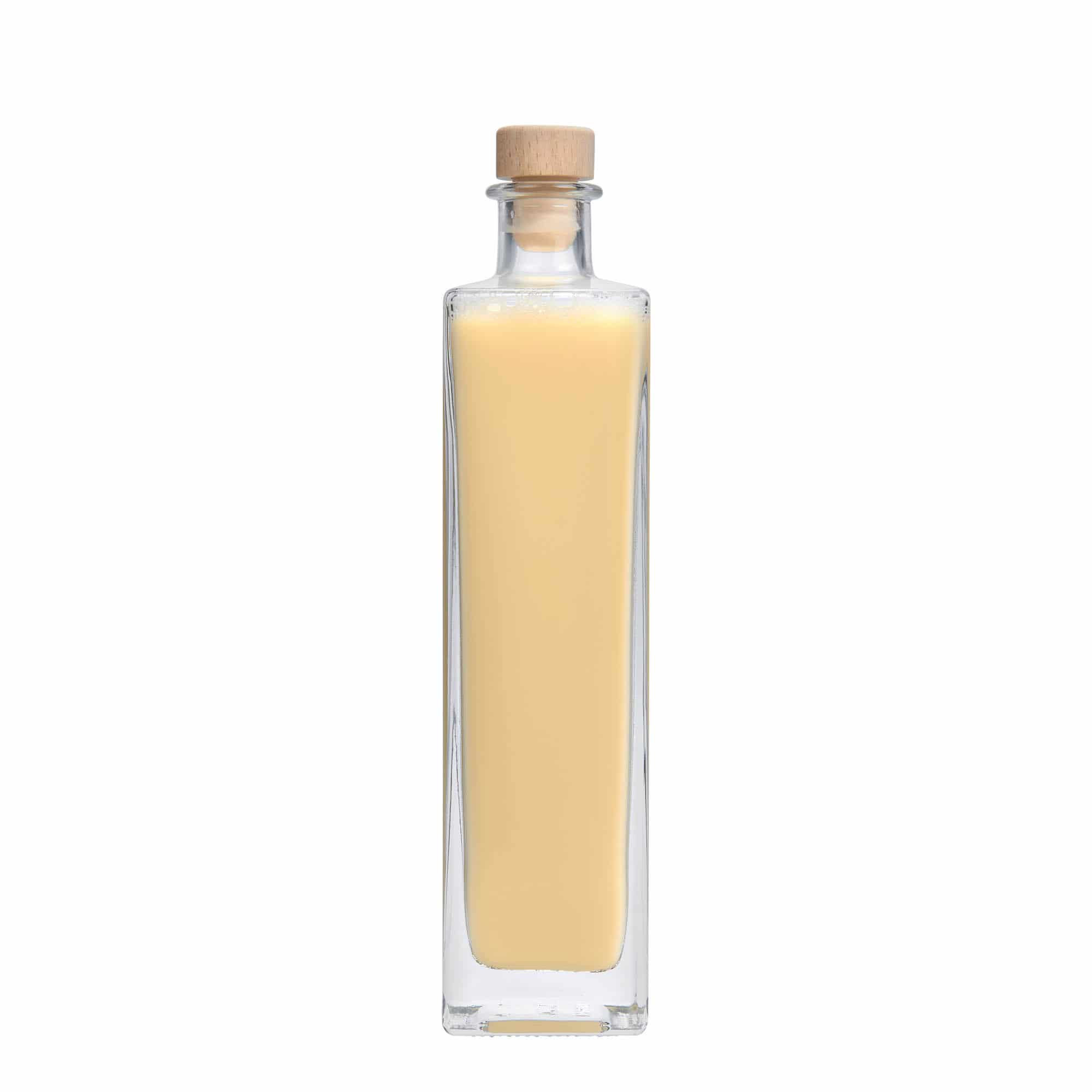 Staklena flaša 500 ml 'Rafaello', kvadratna, otvor: Pluto