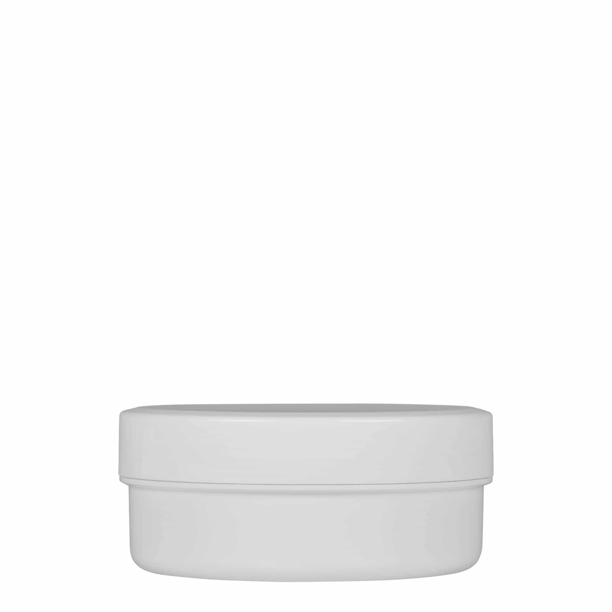 Plastična posuda 125 ml 'White Line', PP, bijela, otvor: Navojni zatvarač