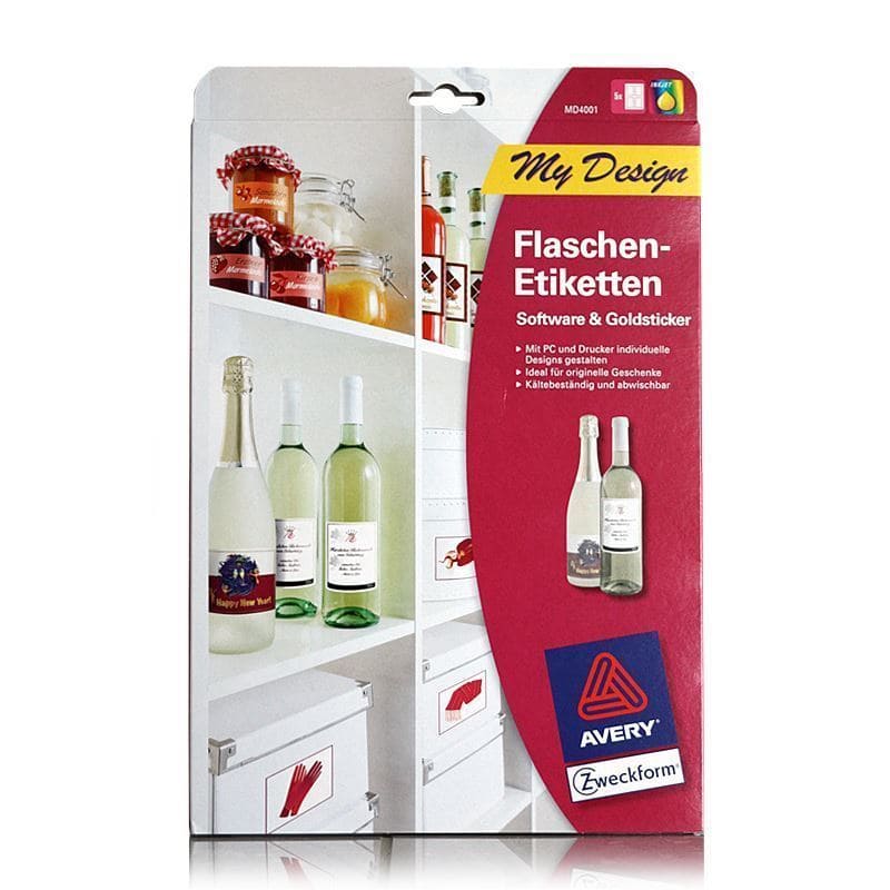 Samoljepljive etikete, 20 listova, papir, bijela Samoljepljive etikete, 20 listova, papir, bijela