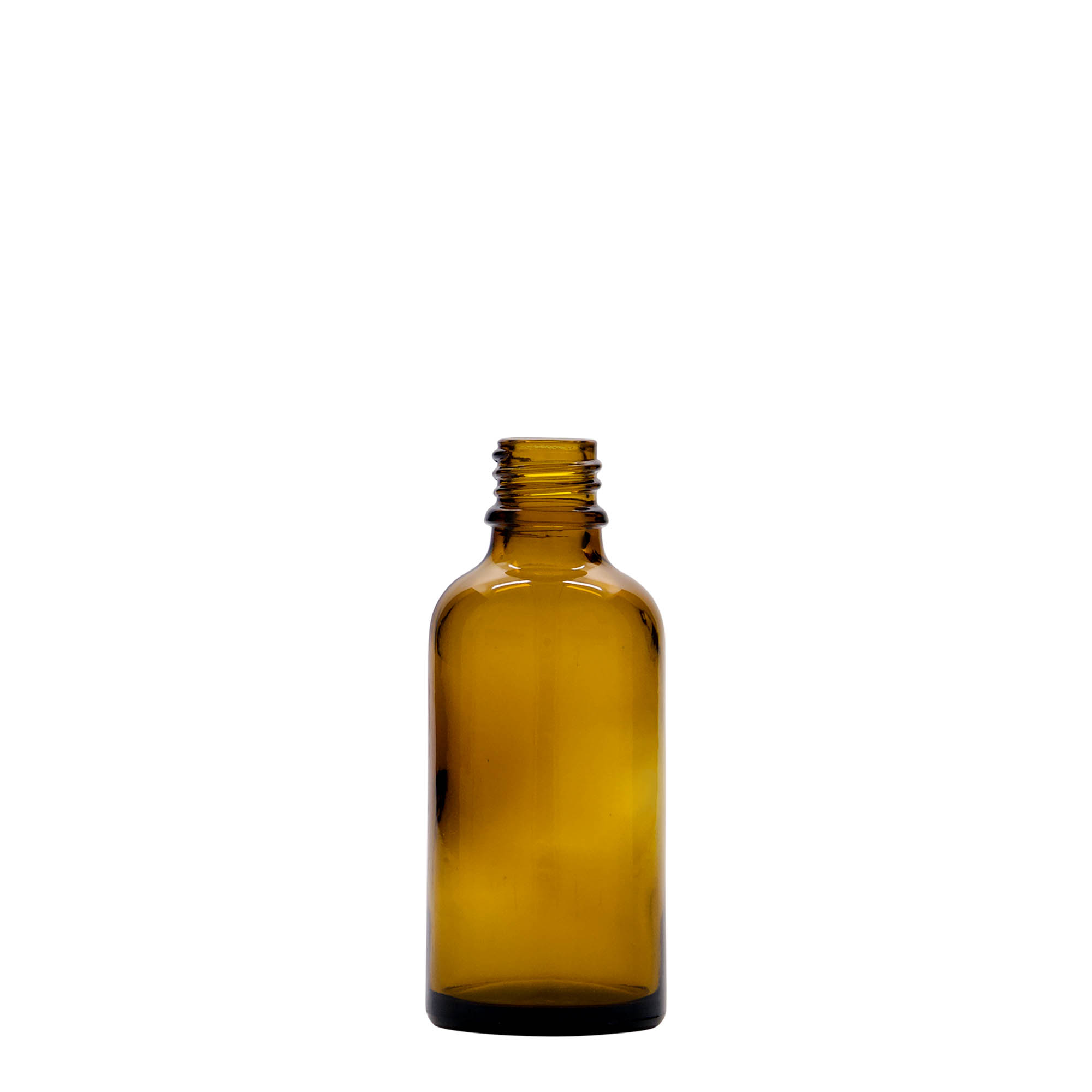 Medicinska flaša sa pumpicom za losion 50 ml, staklo, smeđa, otvor: DIN 18