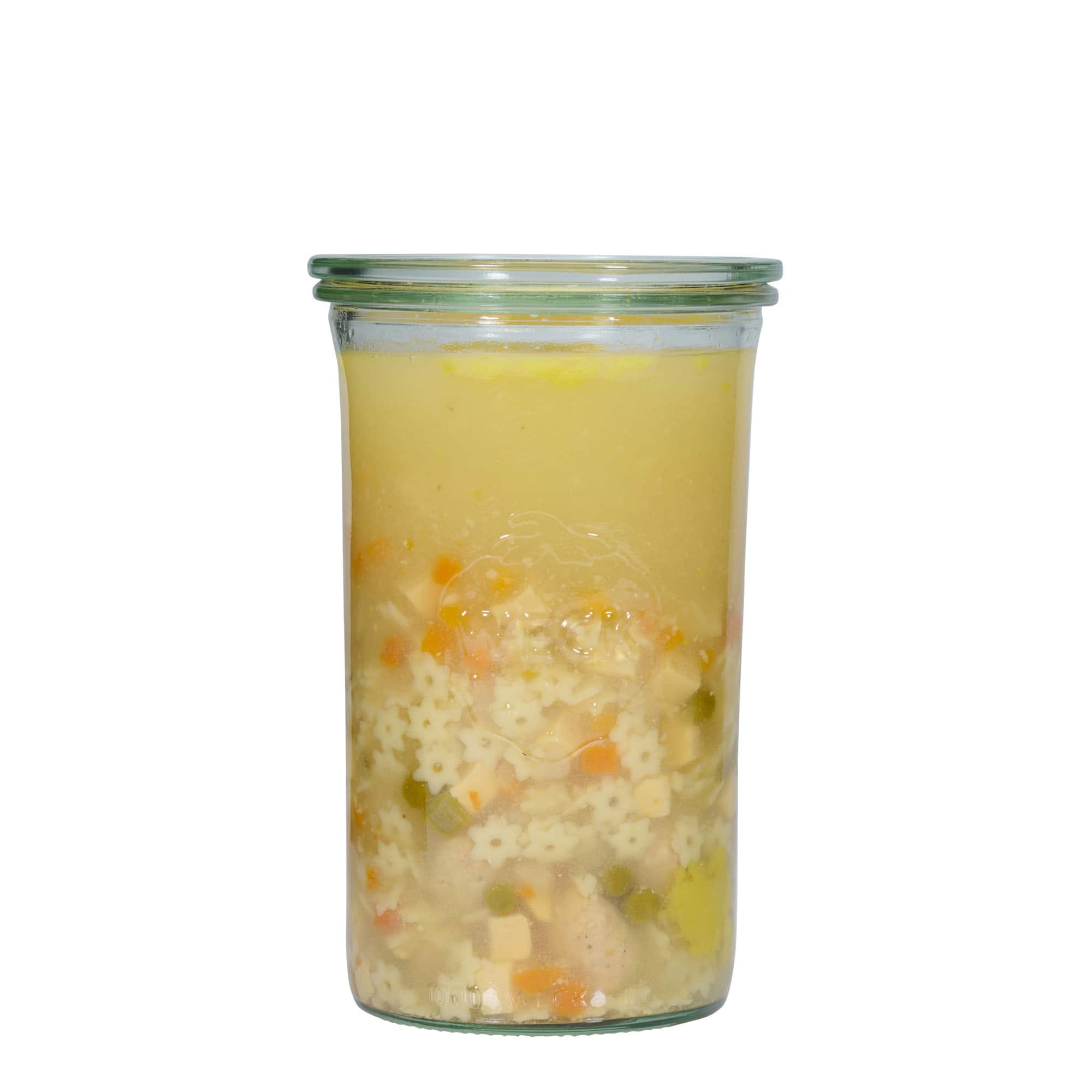 1.000 ml WECK-staklena tegla za okretanje #, grlo: okrugli rub