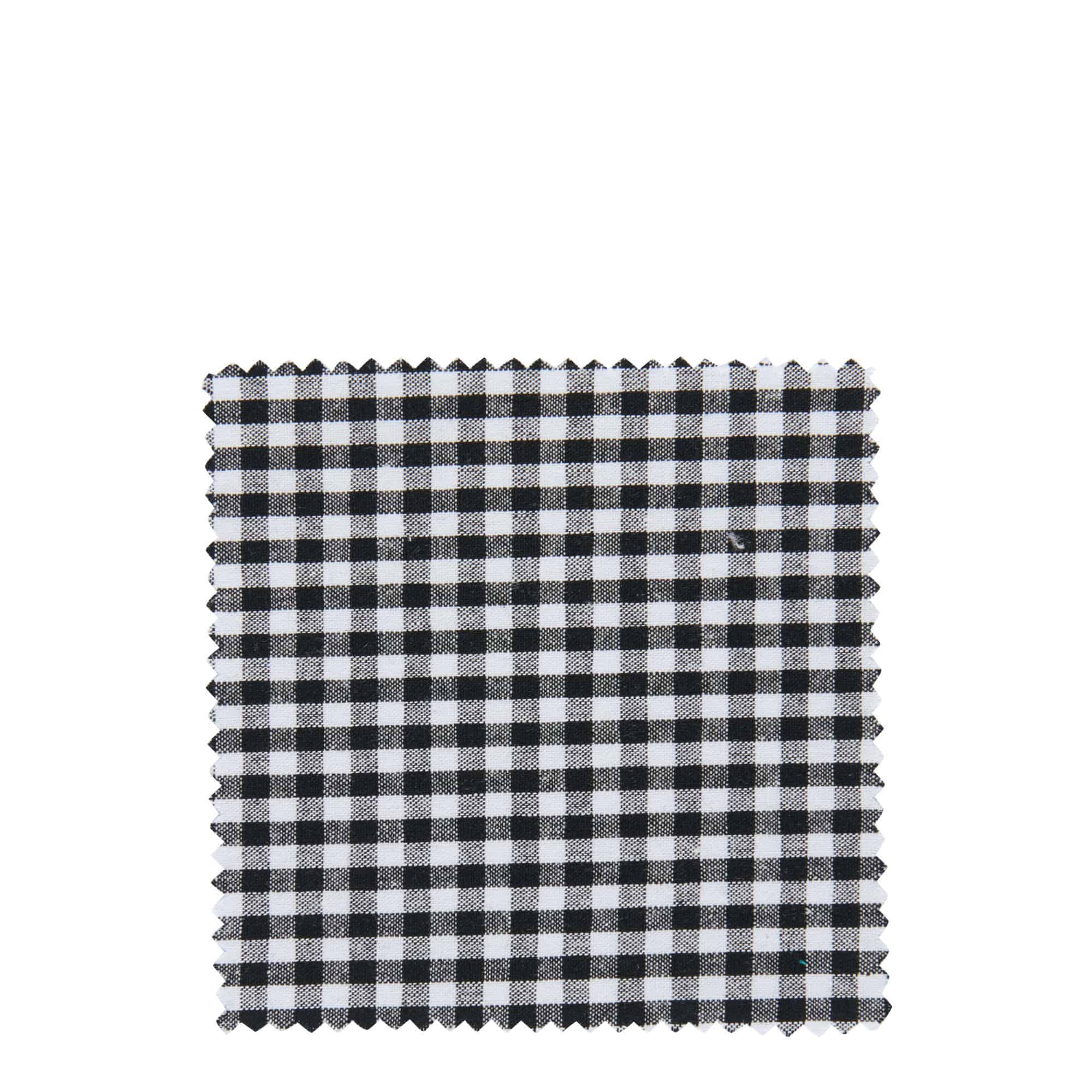Tkanina podmetač karo 12x12, kvadratna, tekstil, crna, otvor: TO38-TO53