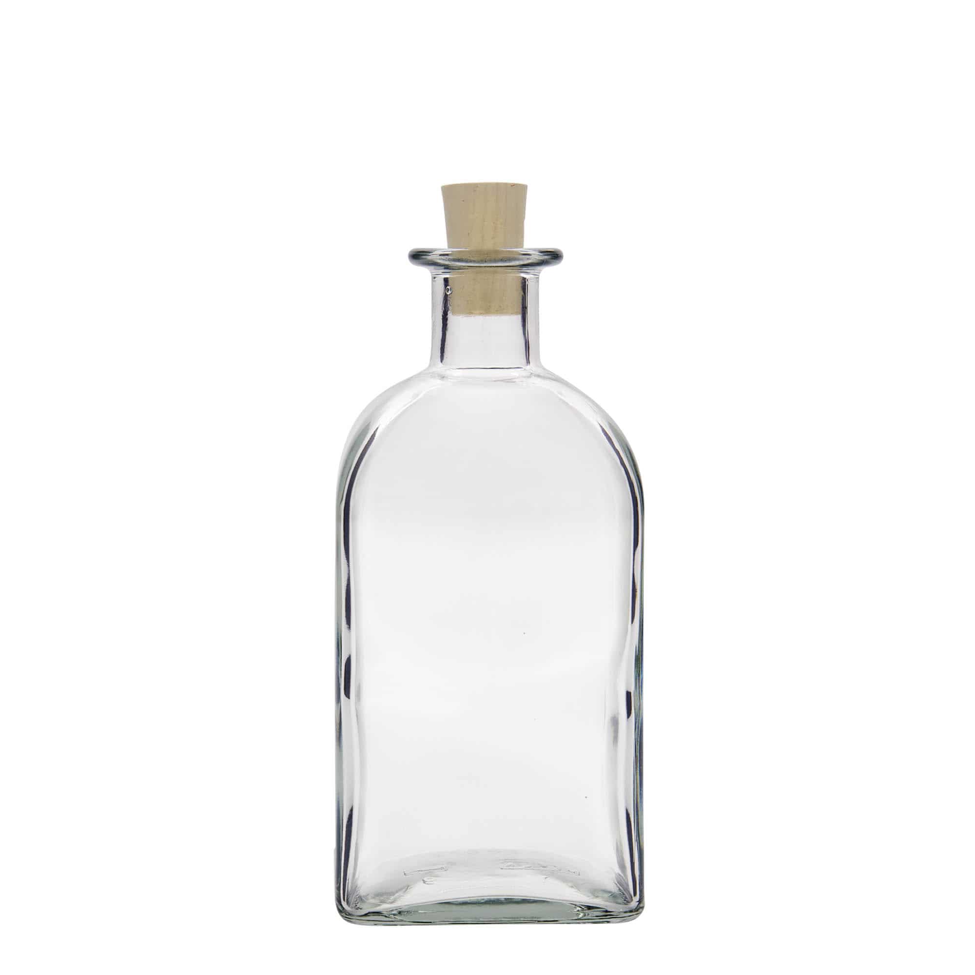 Apotekarska flaša 500 ml Carré, četvrtasto, otvor: Pluto