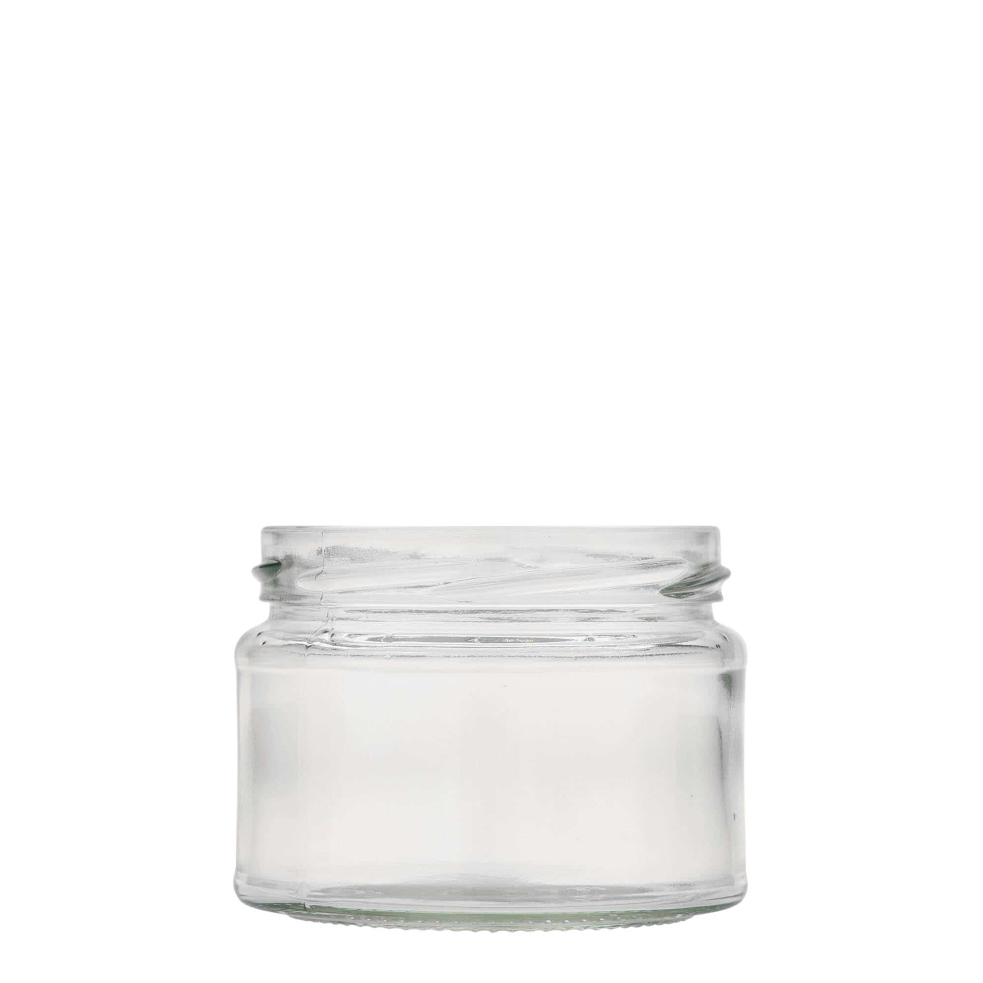 Ravna okrugla staklenka 280 ml, otvor: Twist-Off (TO 82)