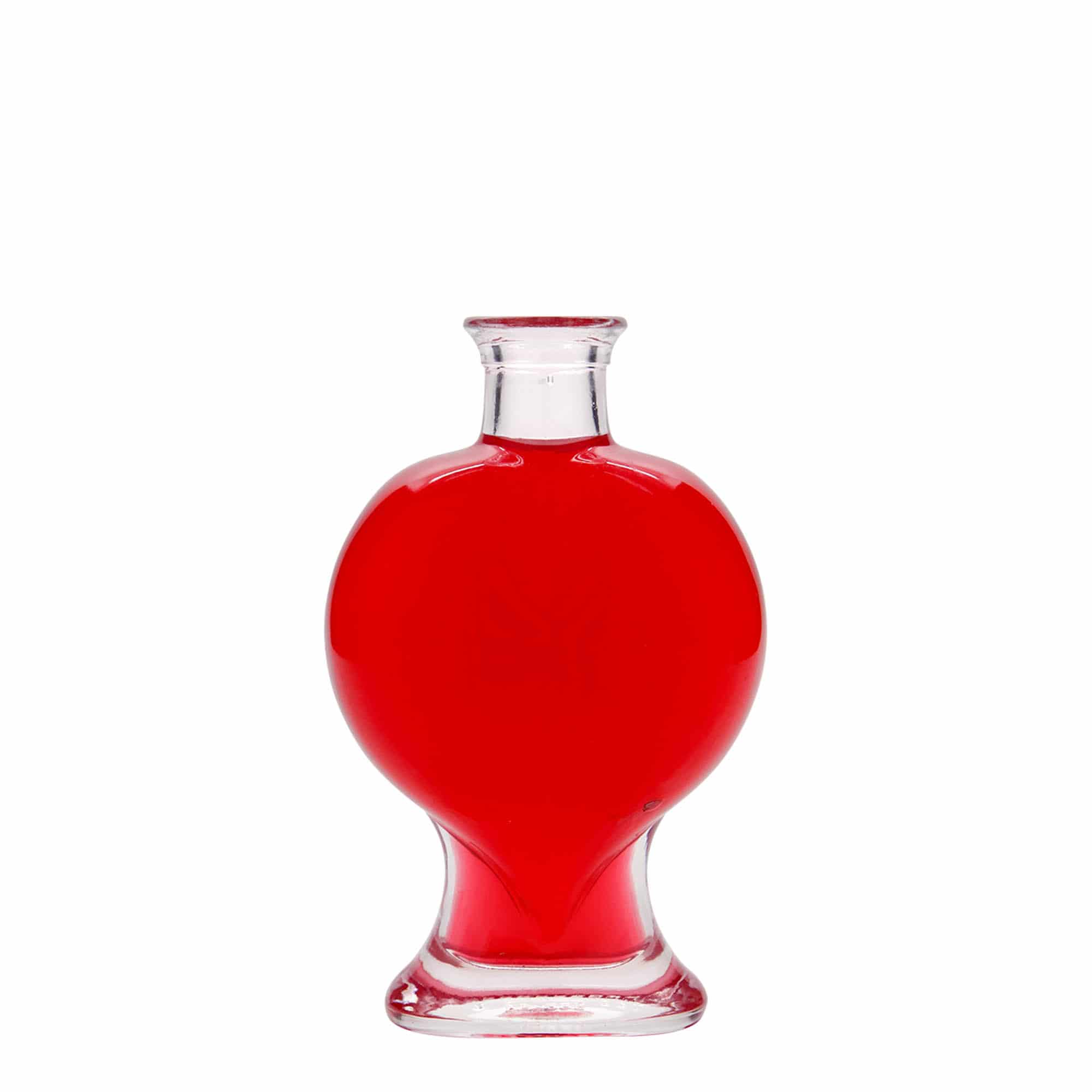 200 ml staklena boca „Srce“, otvor: pluta