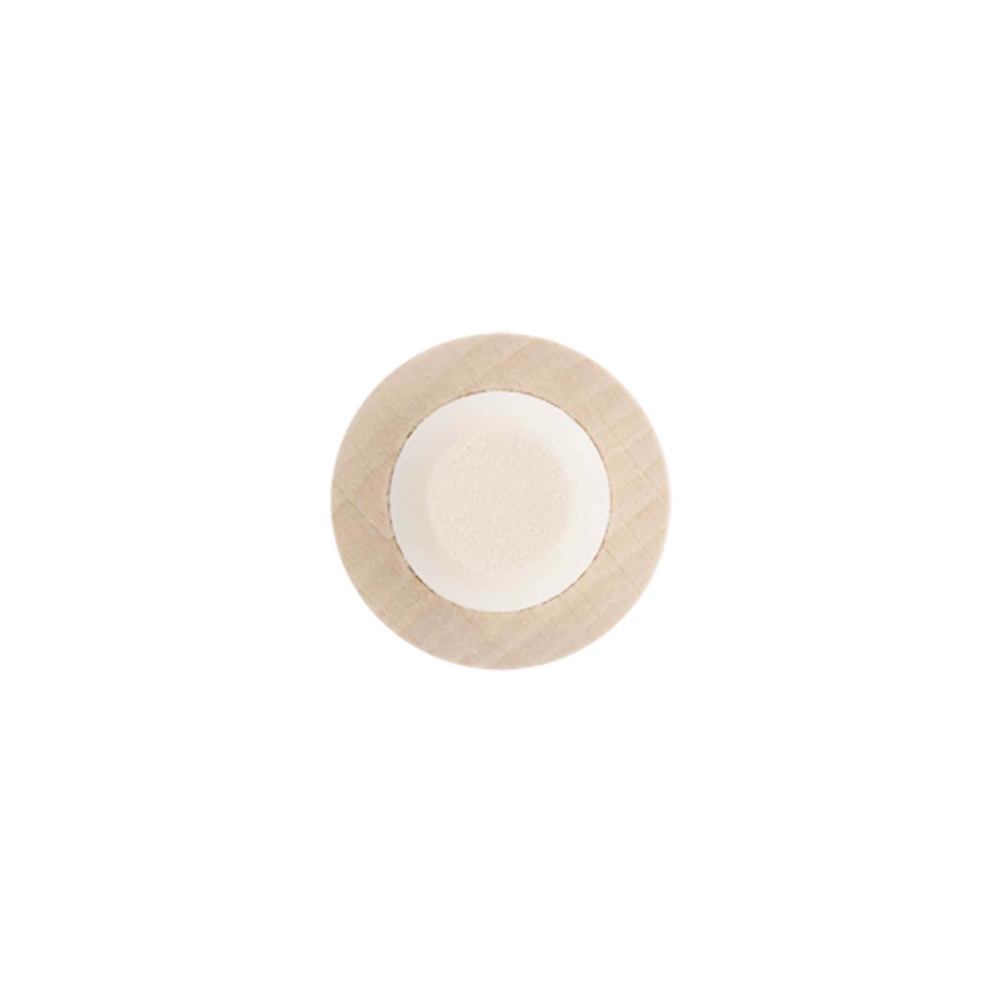 Čep s drškom 18 mm, drvo/plastika, za otvor: pluta