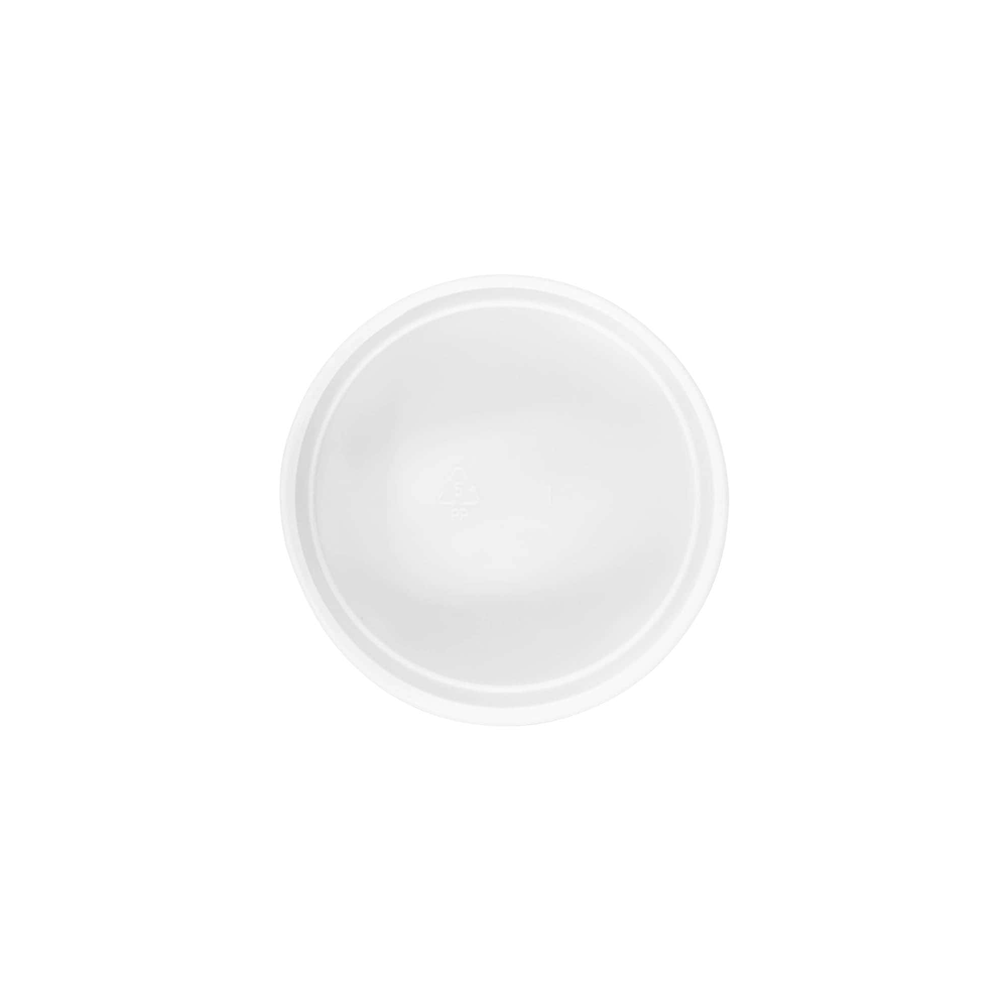 Zatvarač sa navojem, PP plastika, bijeli, za otvor: 70/400 Zatvarač sa navojem, PP plastika, bijeli, za otvor: 70/400