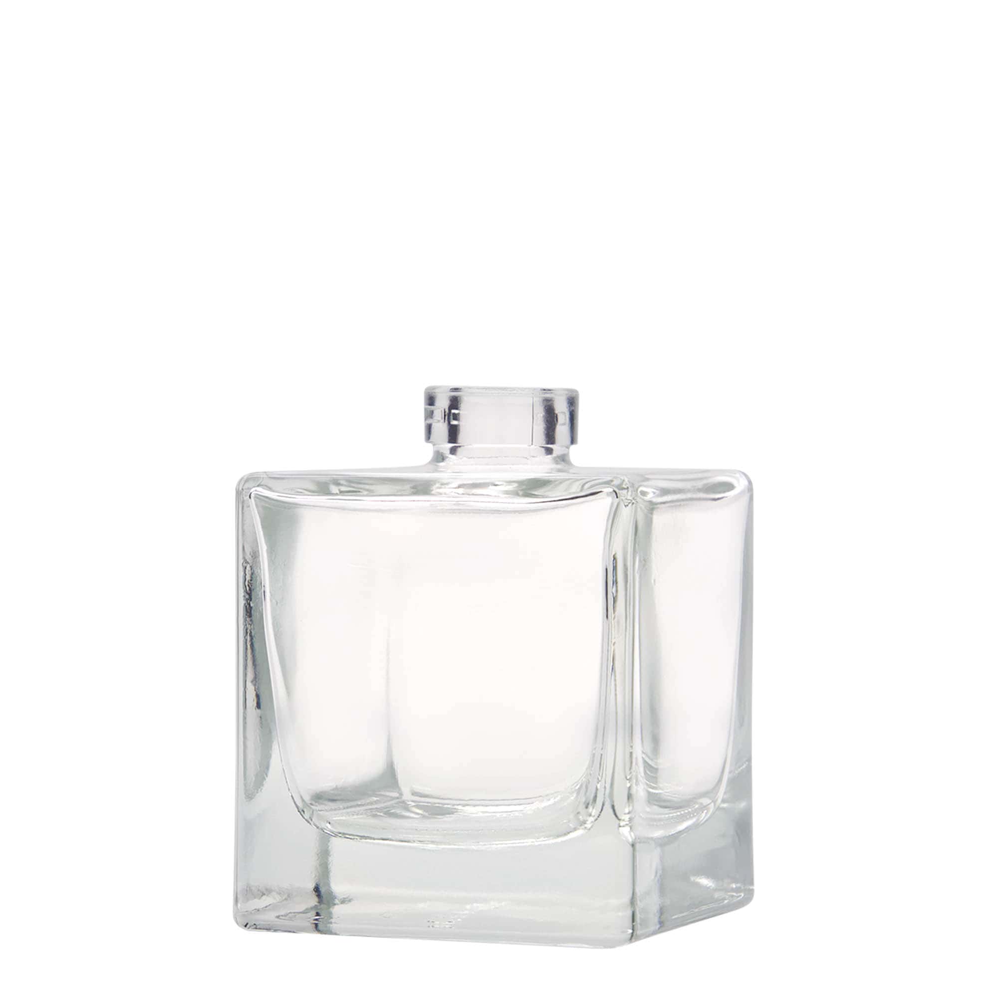 200 ml staklena boca 'Cube', kvadratna, grlo: čep 200 ml staklena boca 'Cube', kvadratna, grlo: čep