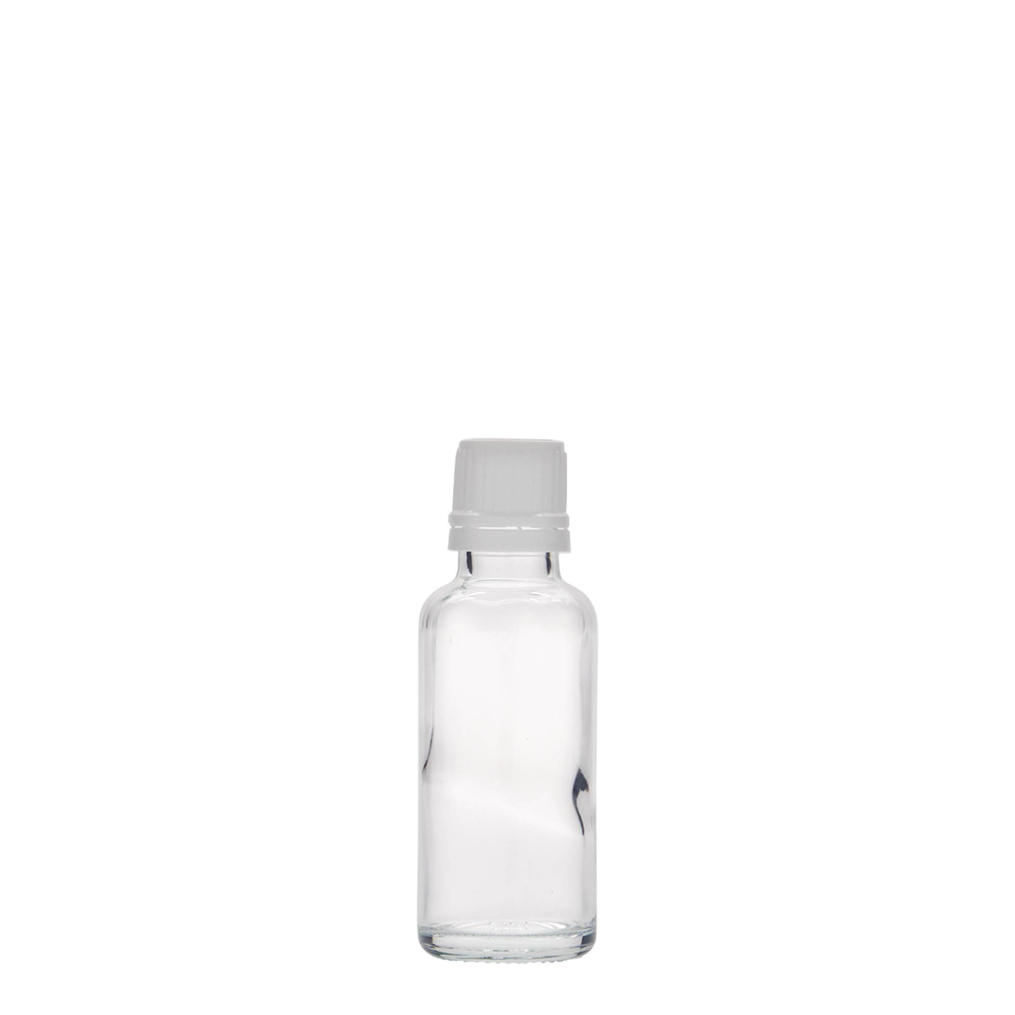 30 ml medicinska bočica, staklo, otvor: DIN 18