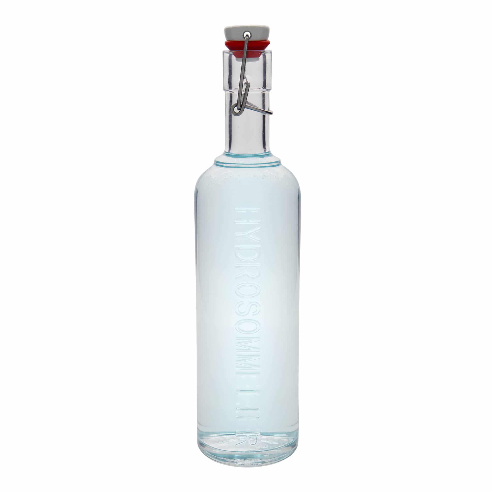 Staklena flaša 1.000 ml 'Optima Hydrosommelier, otvor: Zatvarač sa žicom