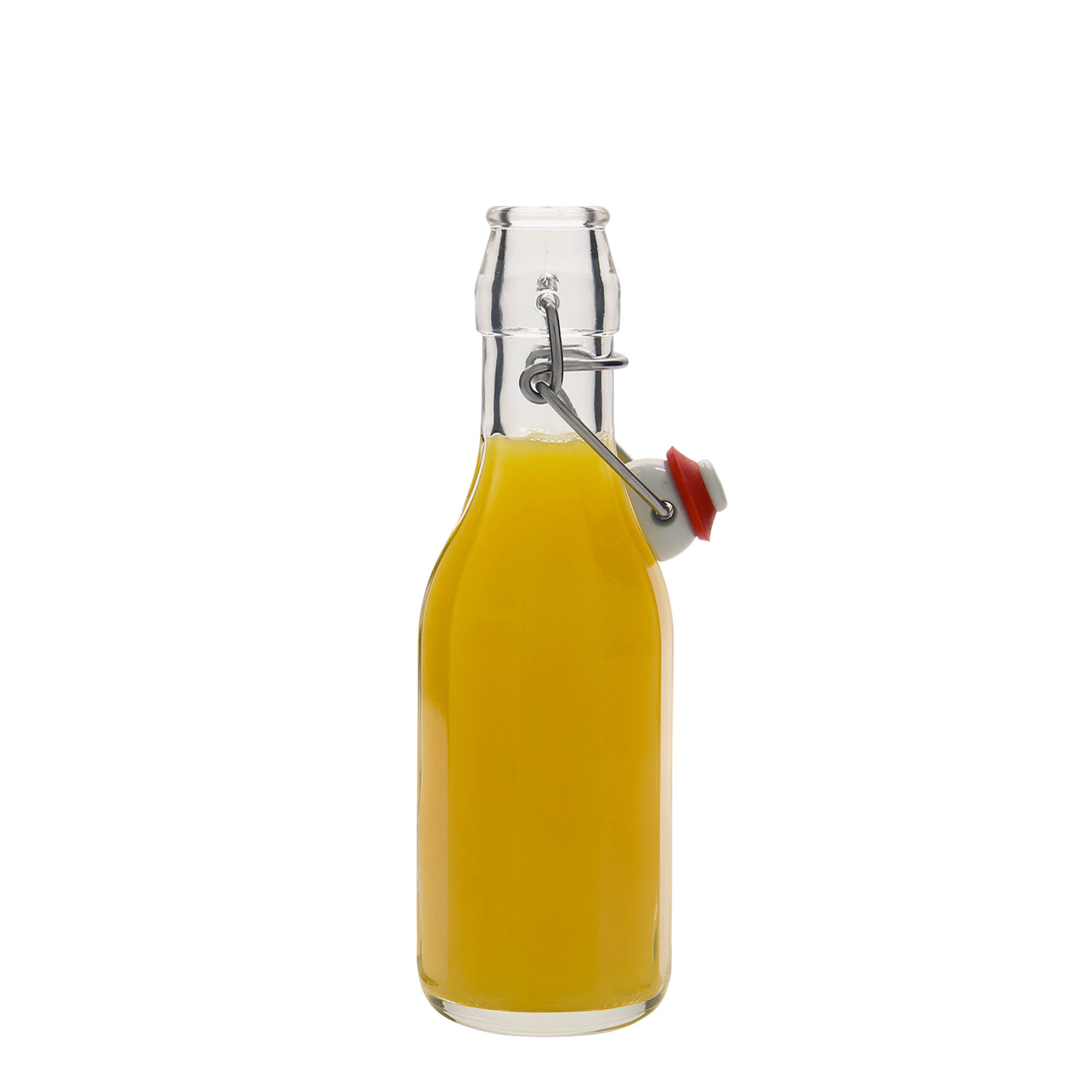 250 ml staklena boca 'Bravo', desetostrana, grlo: kopča za zatvaranje
