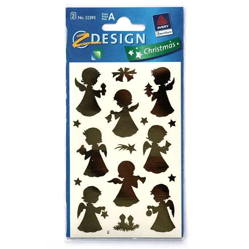 Zweckform naljepnice 'Anđeo', papir, zlatna