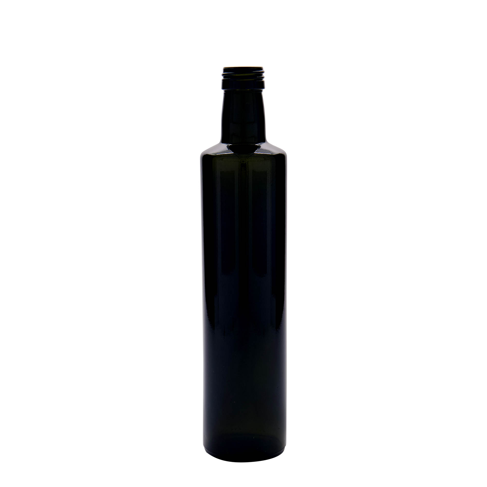 500 ml staklena boca „Dorica“, antikno zelena, grlo: PP 31,5