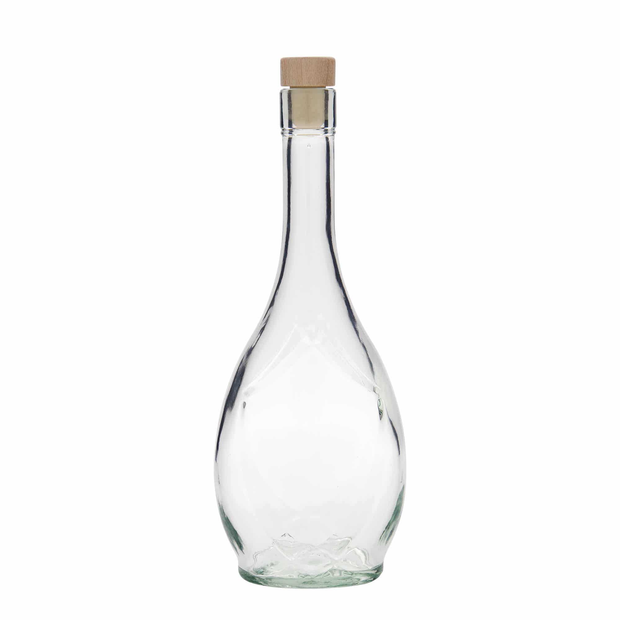 Staklena flaša 500 ml 'Saragossa', ovalna, otvor: Pluto