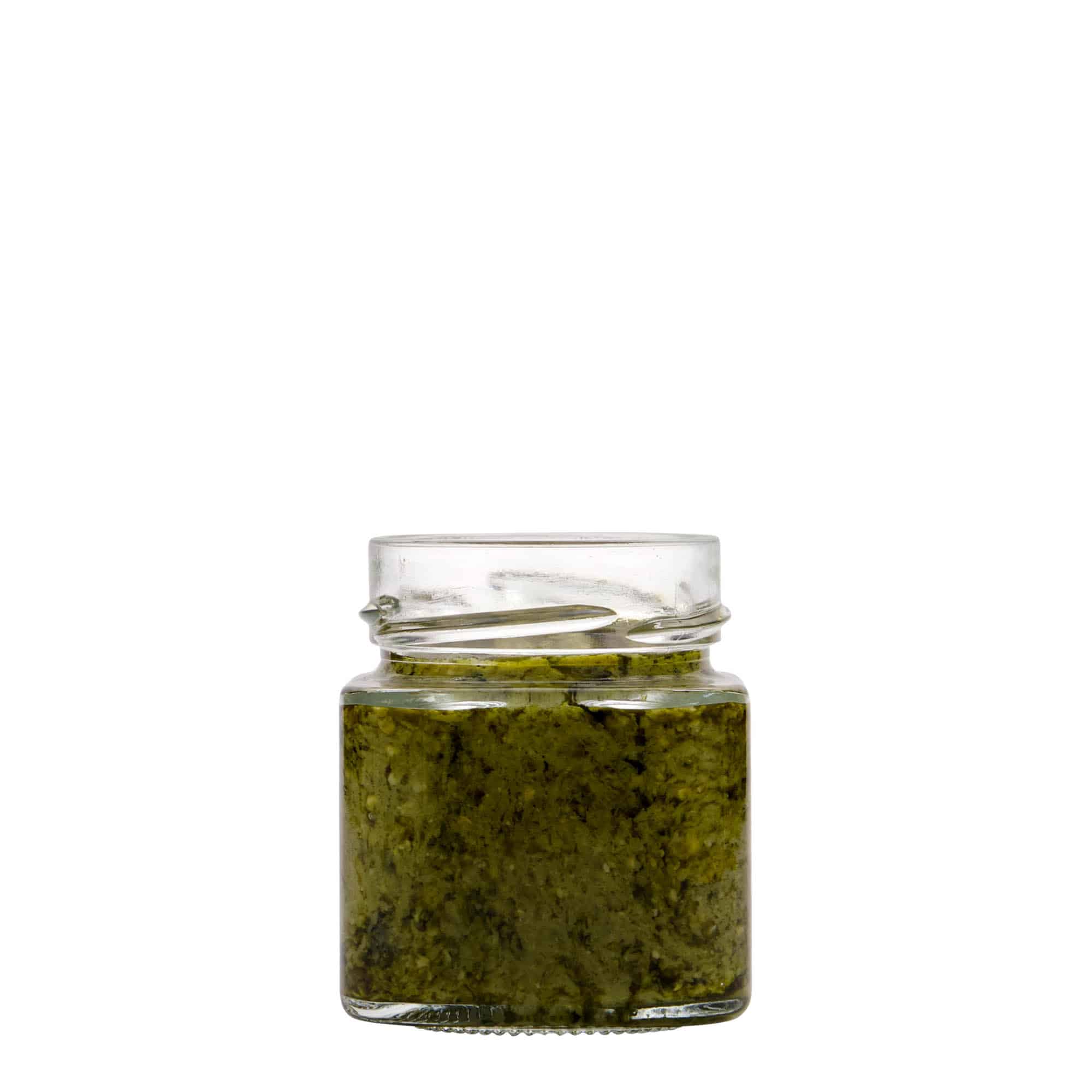 156 ml četvrtasto staklo 'Funny', otvor: Deep-Twist-Off (DTO 58)