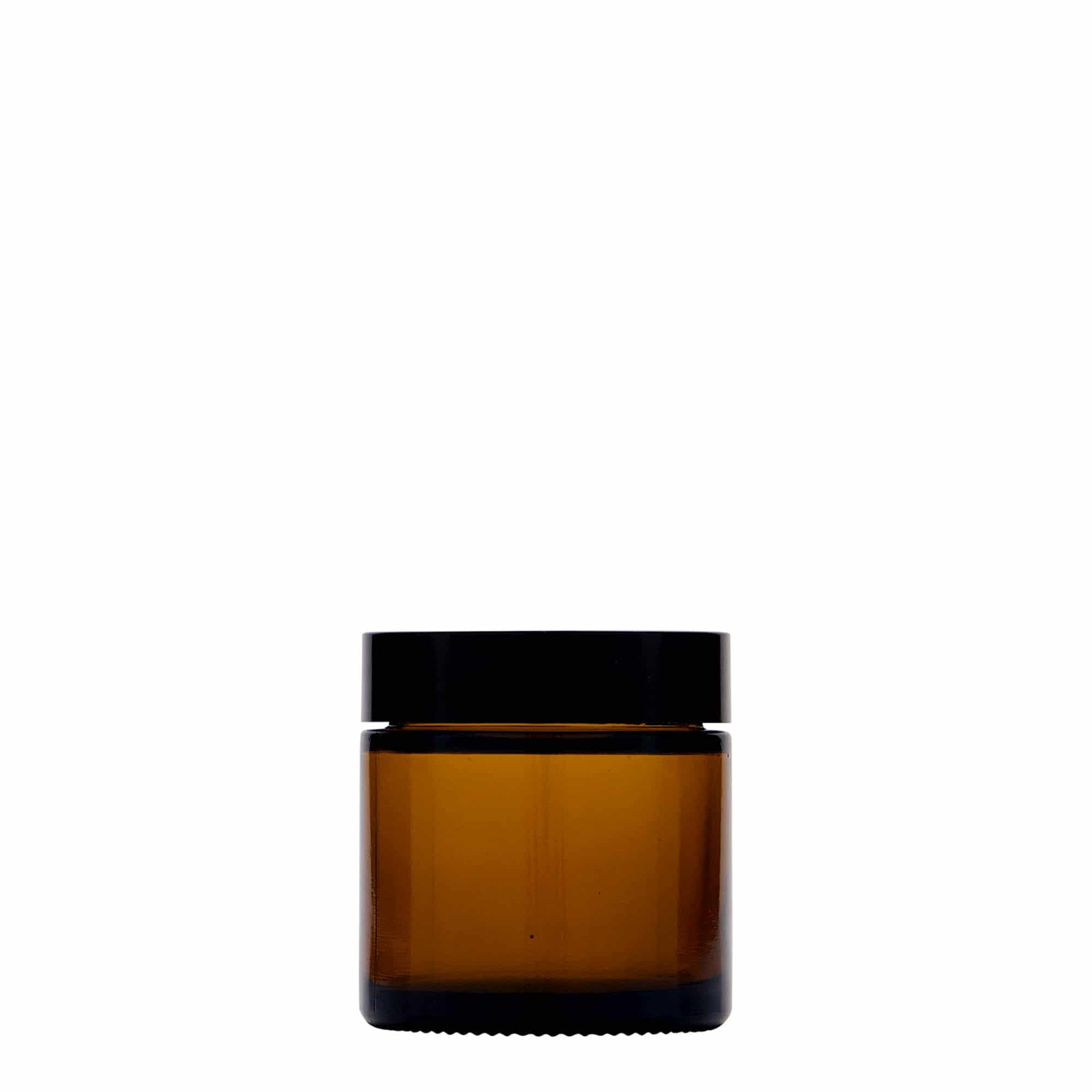 Teglica 60 ml 'Brown Line', staklo, smeđa, otvor: Navojni zatvarač Teglica 60 ml 'Brown Line', staklo, smeđa, otvor: Navojni zatvarač