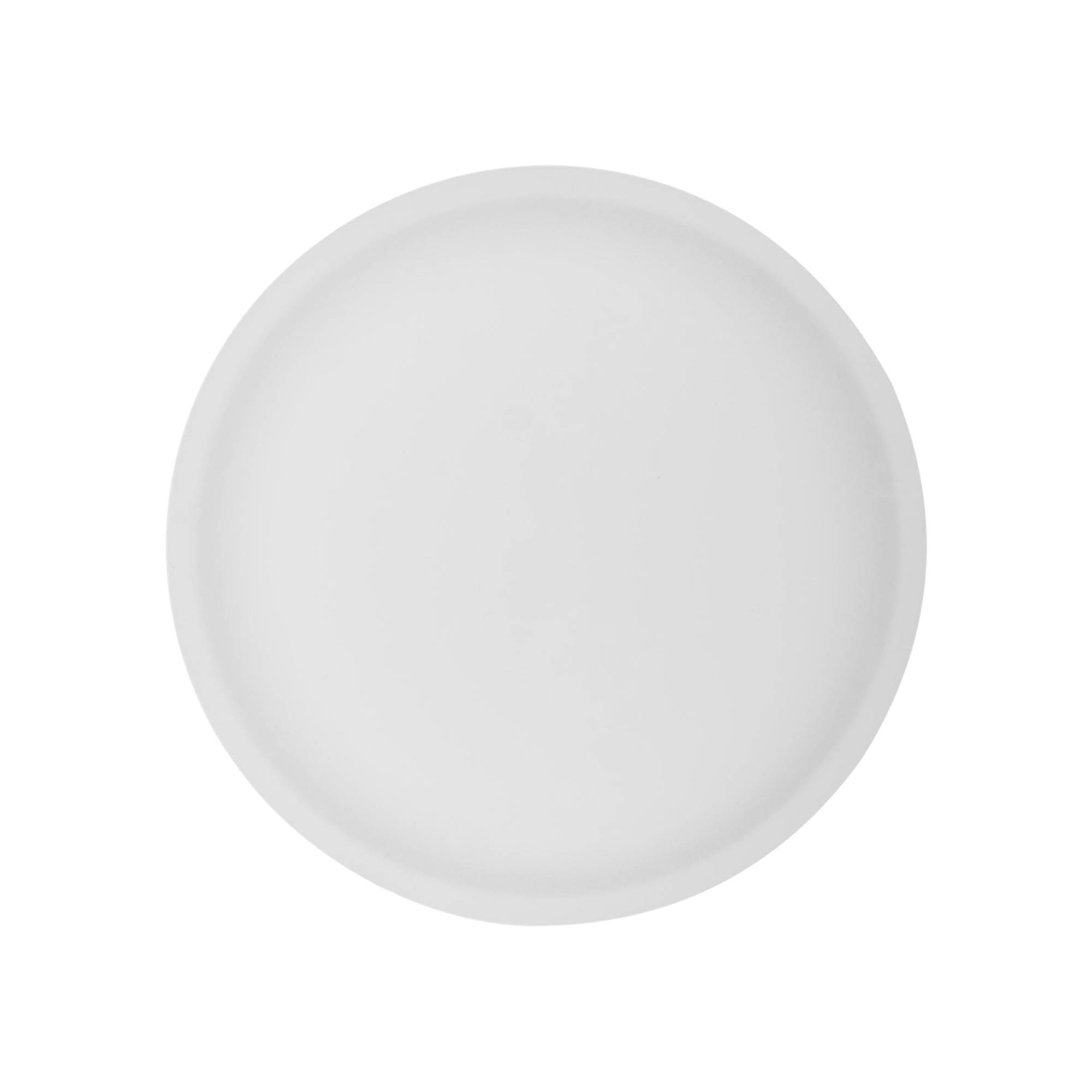 Navojni zatvarač 'Clear/Platin Edition', PP plastika, bijela, za otvor: 53/2P