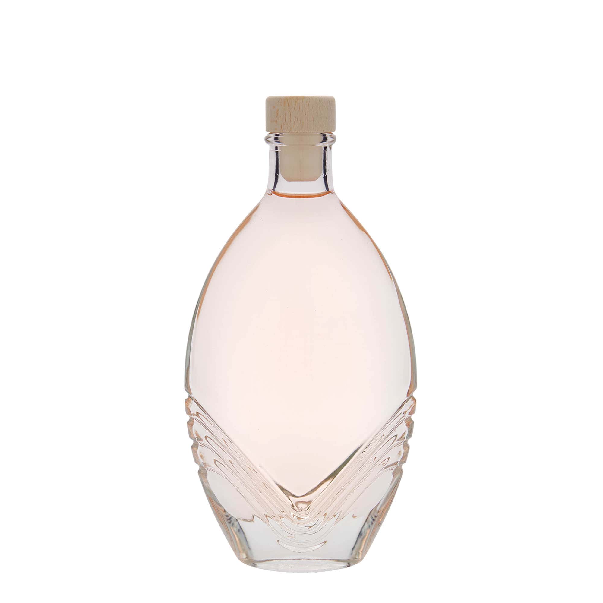 200 ml staklena boca „Florence“, ovalna, otvor: čep